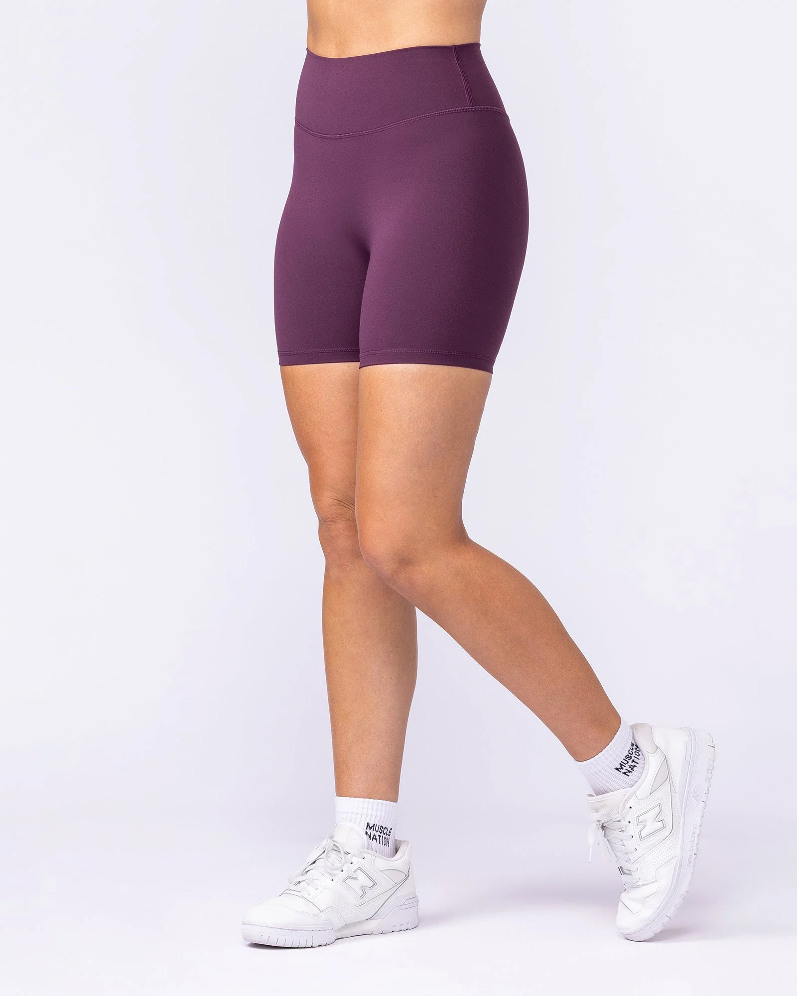 Liberty Zero Rise Bike Shorts - Cranberry - Image 3