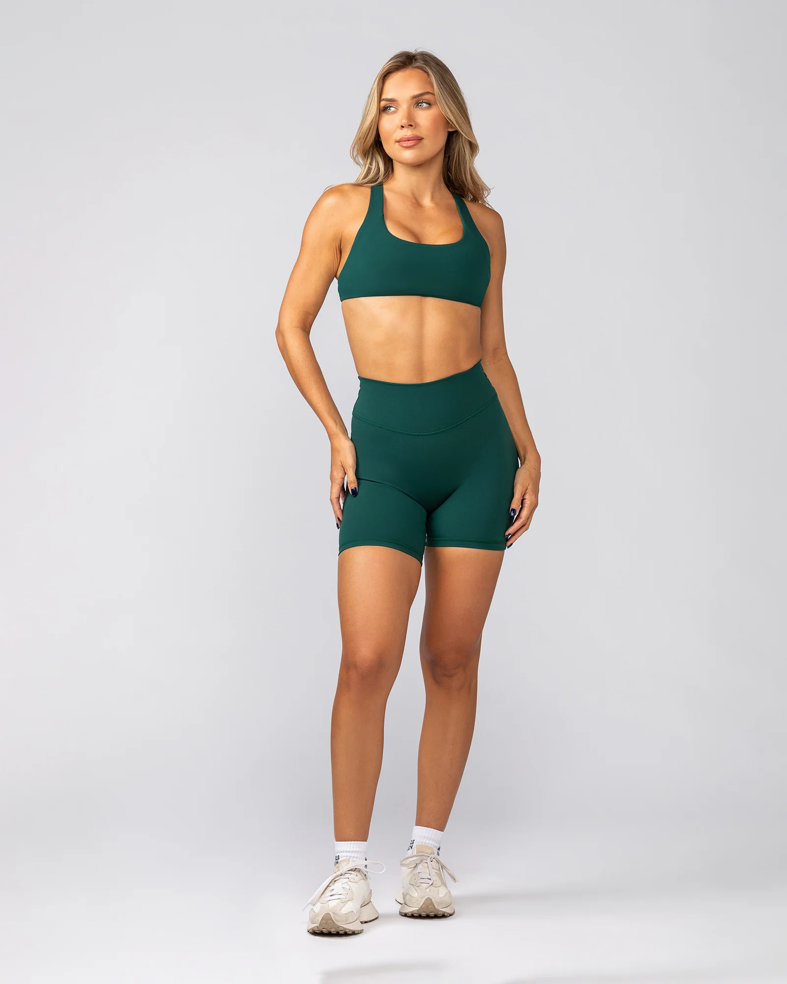 Liberty Zero Rise Bike Shorts - Evergreen - Image 7