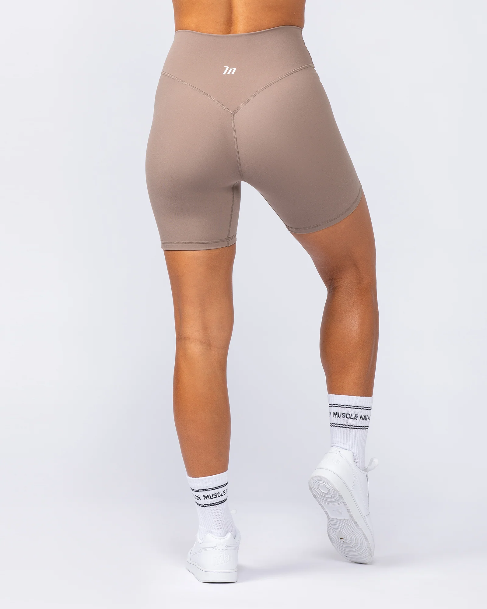 Liberty Zero Rise Bike Shorts - Mushroom - Image 5