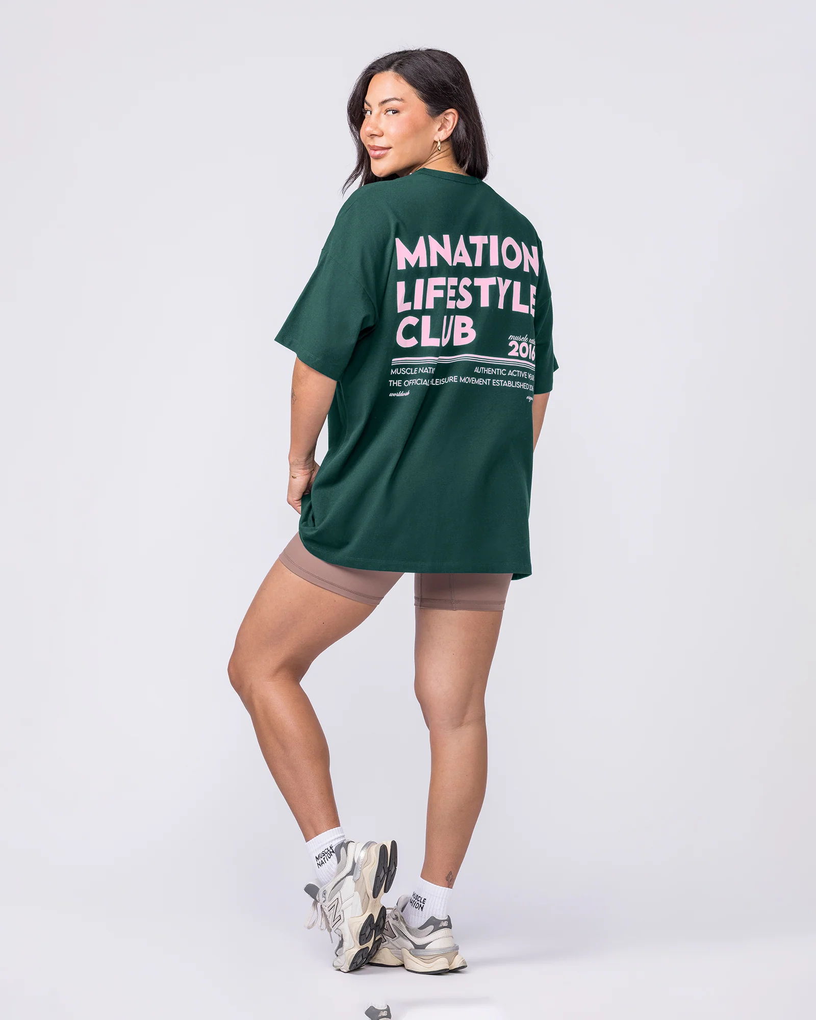 Lifestyle Club Oversized Tee - Sporting Green - Image 5