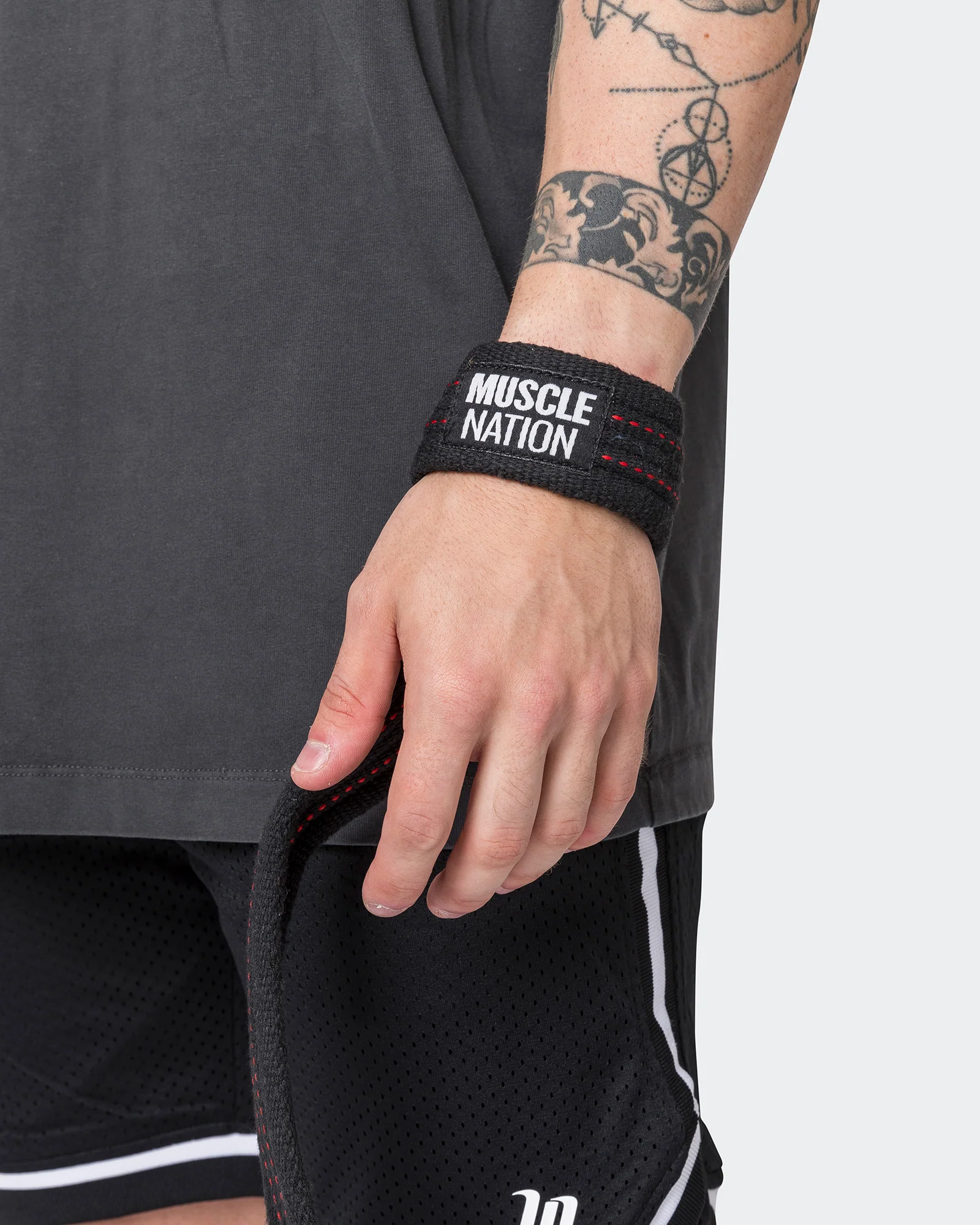 Lifting Straps - Black / Red - Image 4
