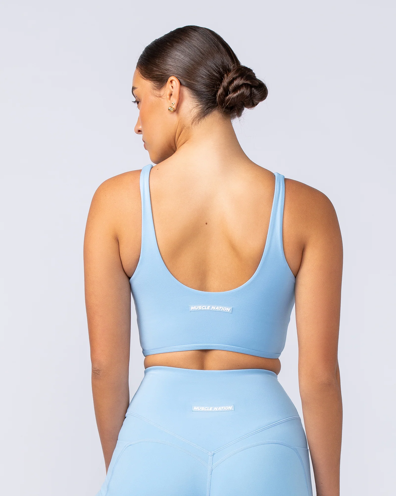 Limitless Longline Bra - Pacific Blue - Image 4