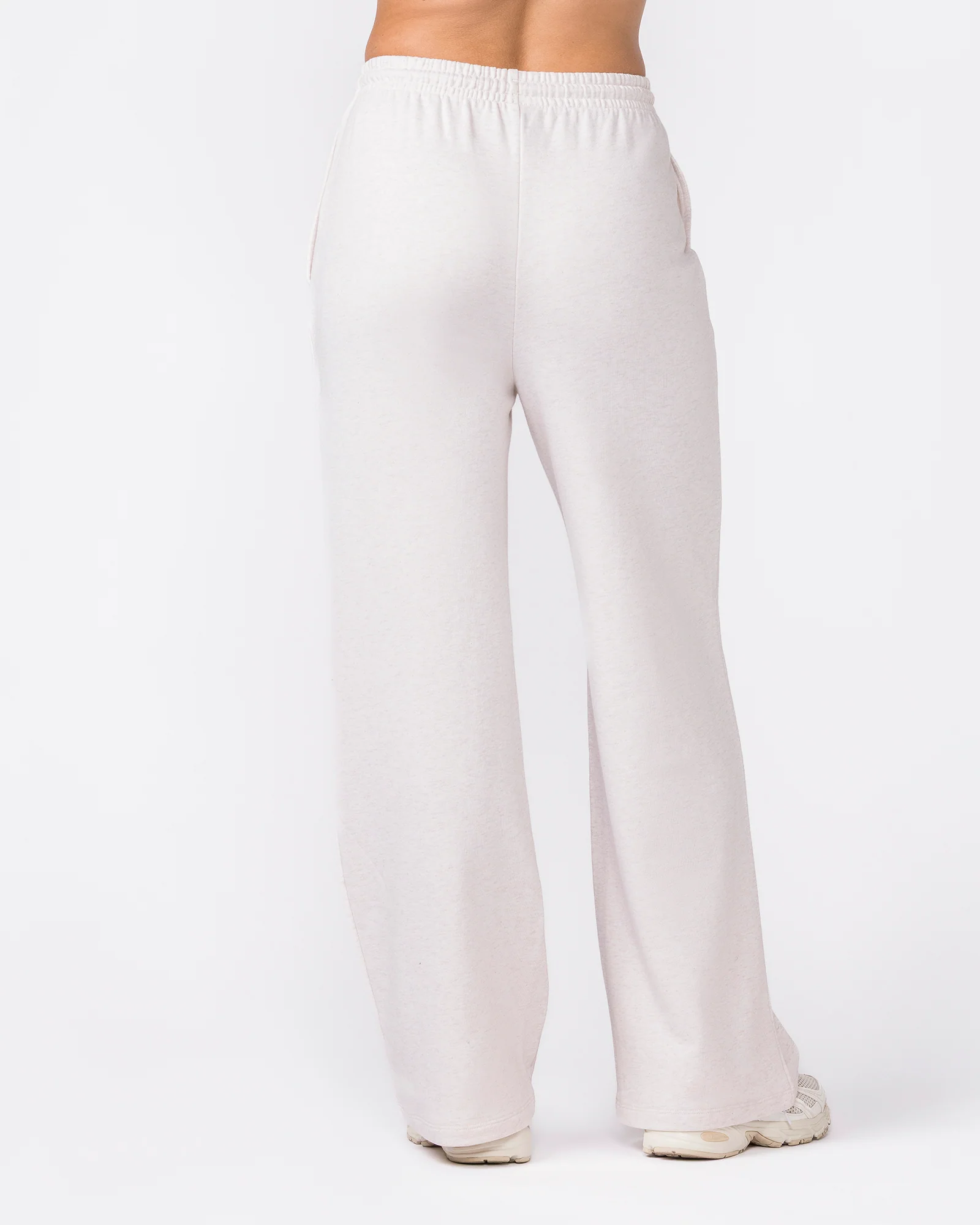 Loopback Straight Leg Trackies - Dew Marl - Image 7