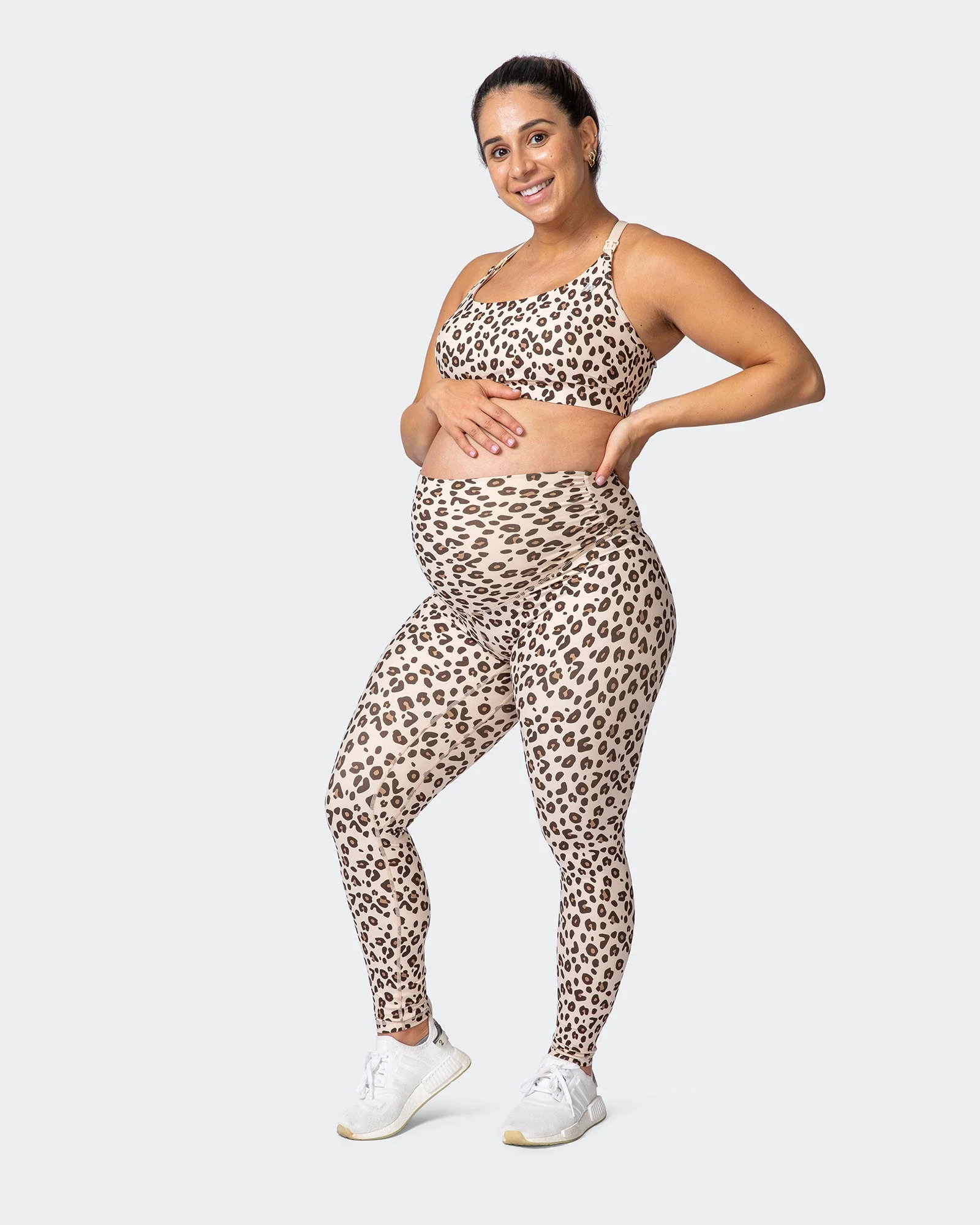 Maternity Everyday Leggings - Cheetah Print - Image 2