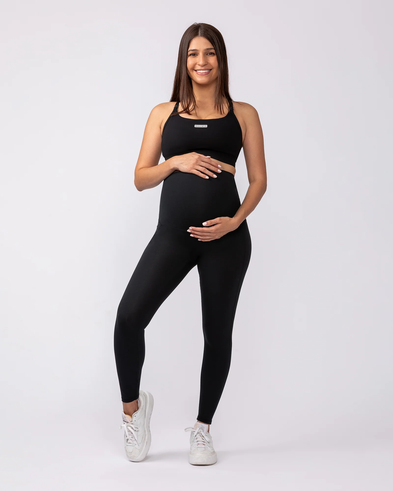 Maternity Everyday Pocket Leggings - Black - Image 6