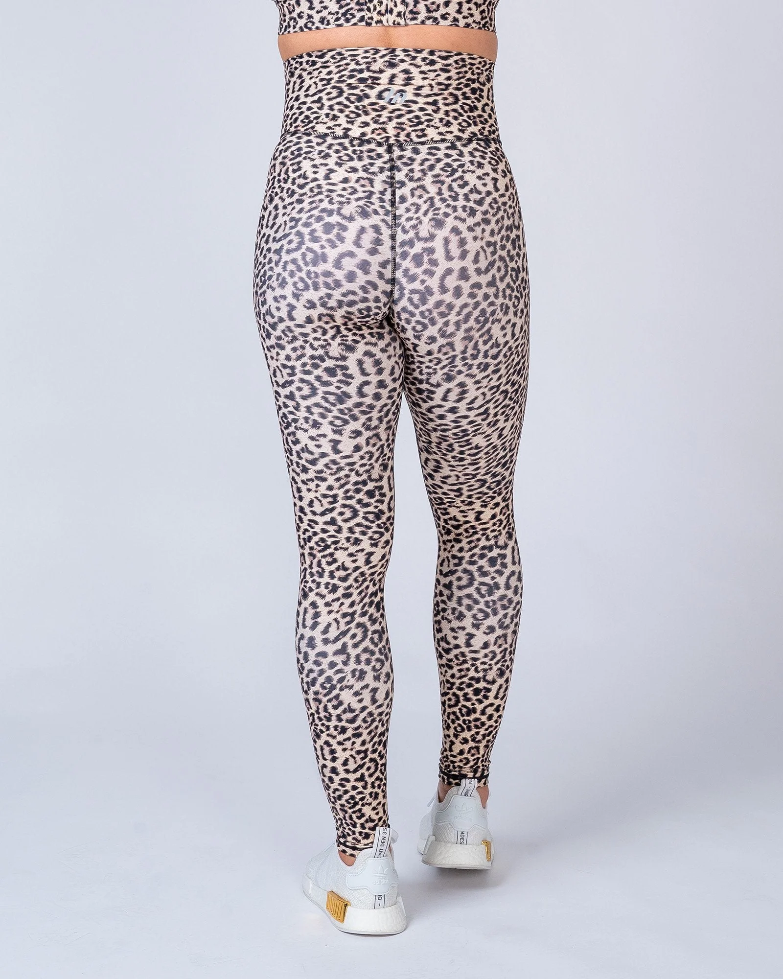 Maternity Leggings - Yellow Leopard - Image 2