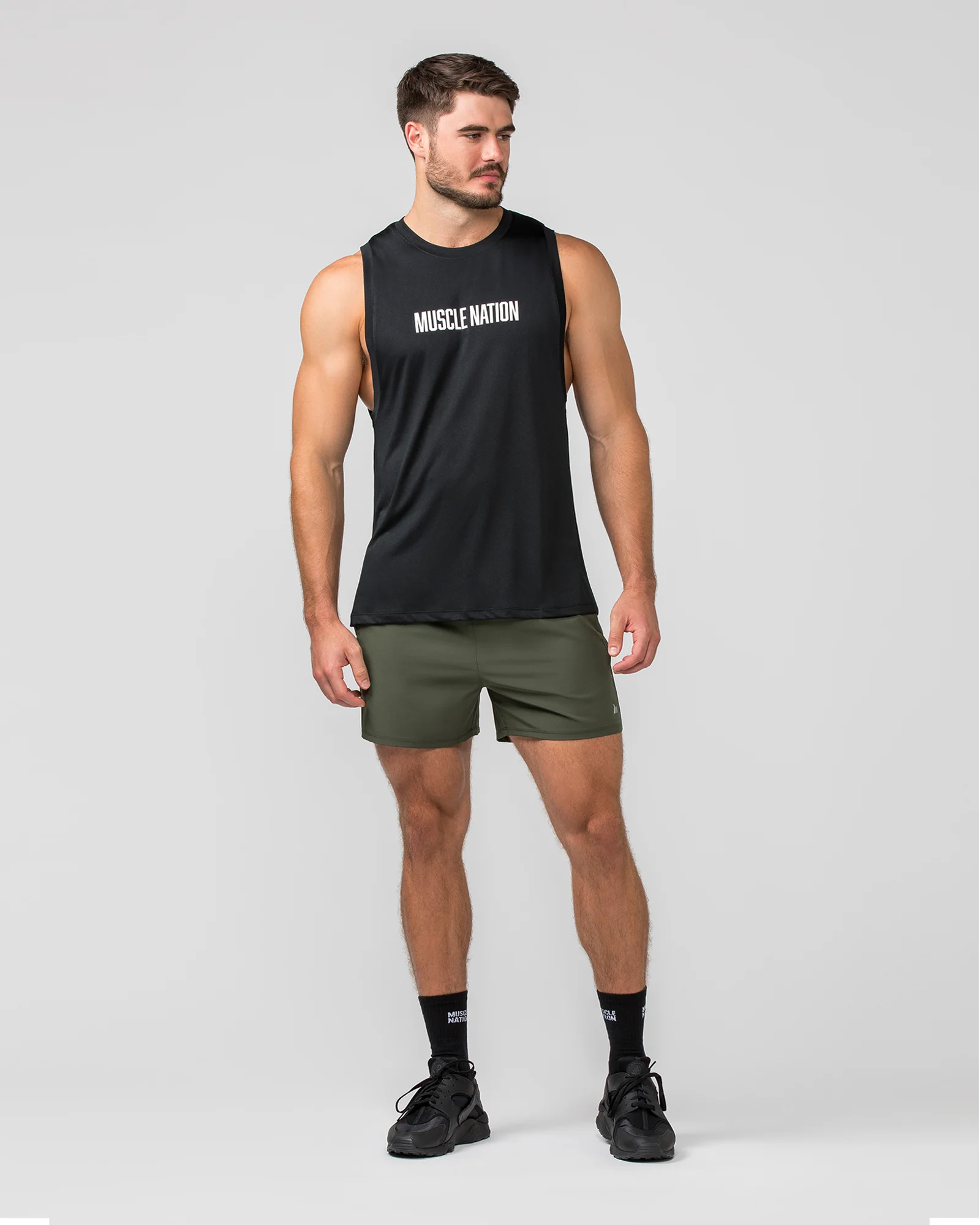New Heights 4" Shorts - Dark Khaki - Image 6