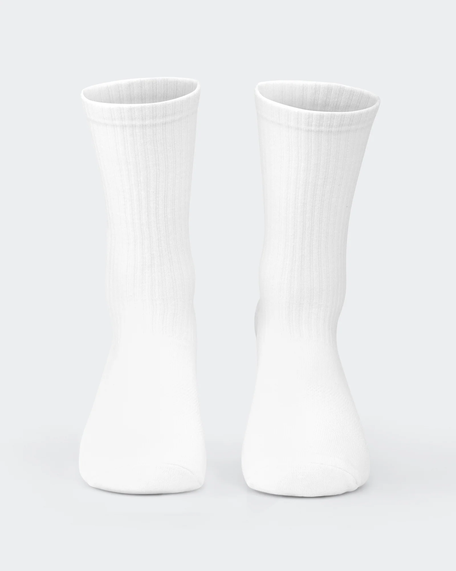 Mens Trainer Crew Sock (2x Pack) - White - Image 2
