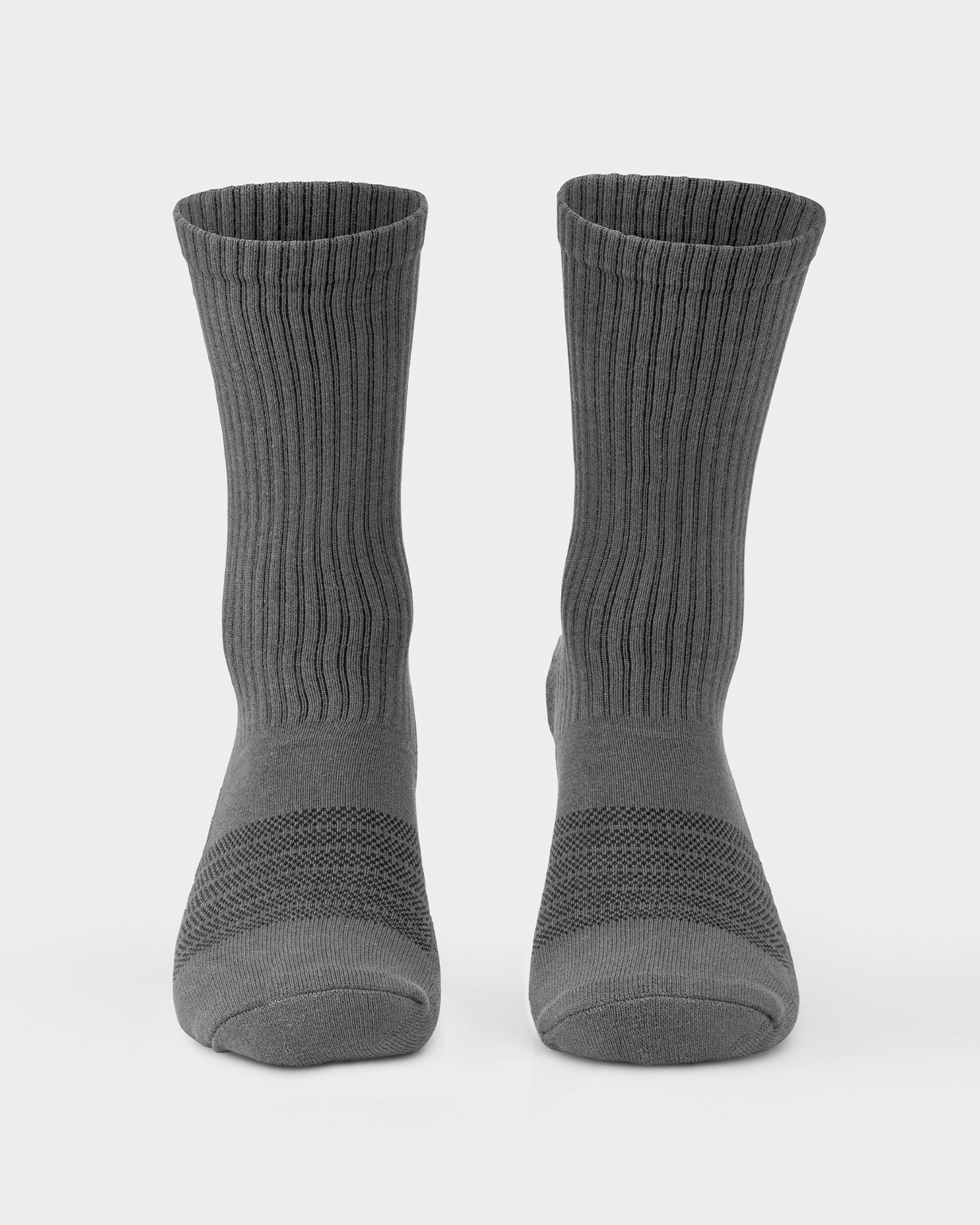 Mens Varsity Crew Sock (2x Pack) - Charcoal - Image 2