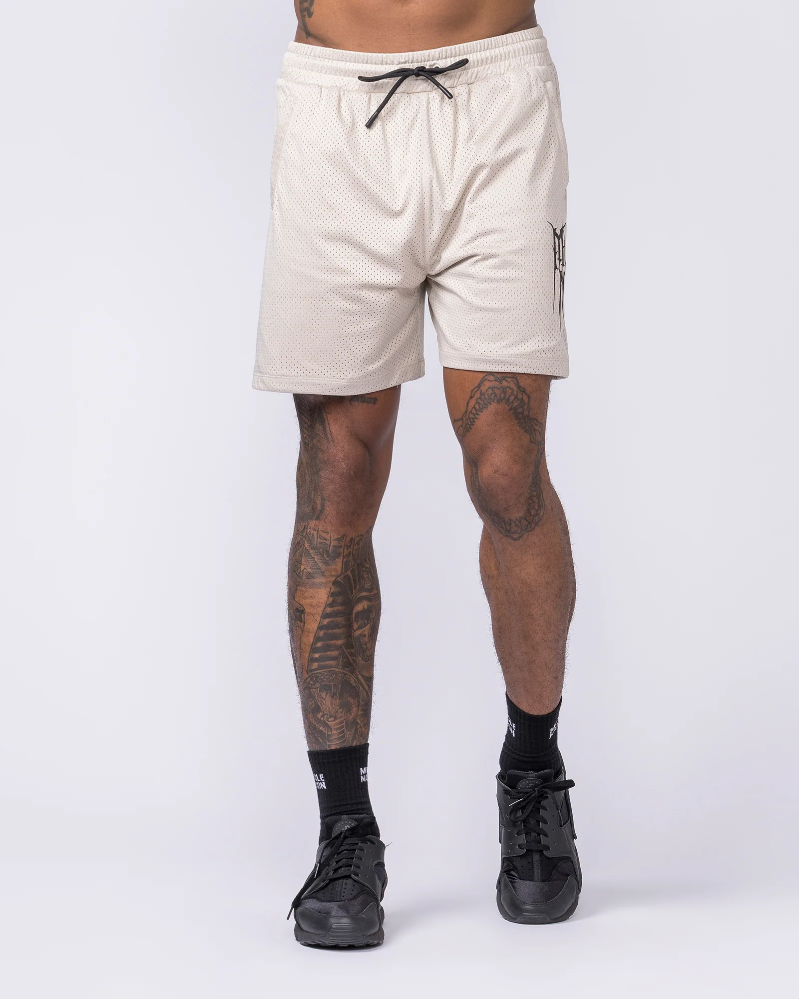 Metalcore Lay Up 5" Shorts - Cream - Image 3