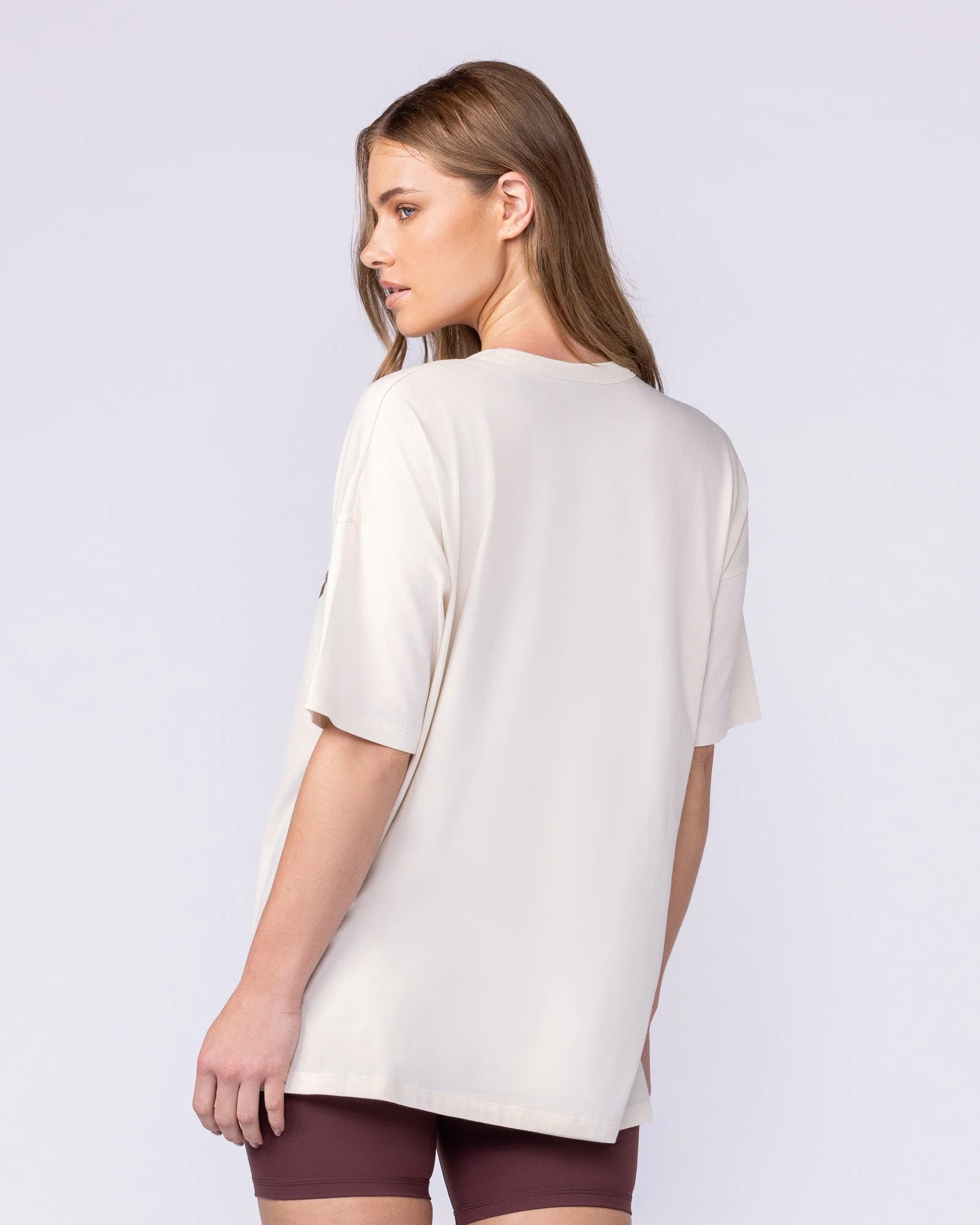 MN Saloon Oversized Tee - Travertine - Image 2