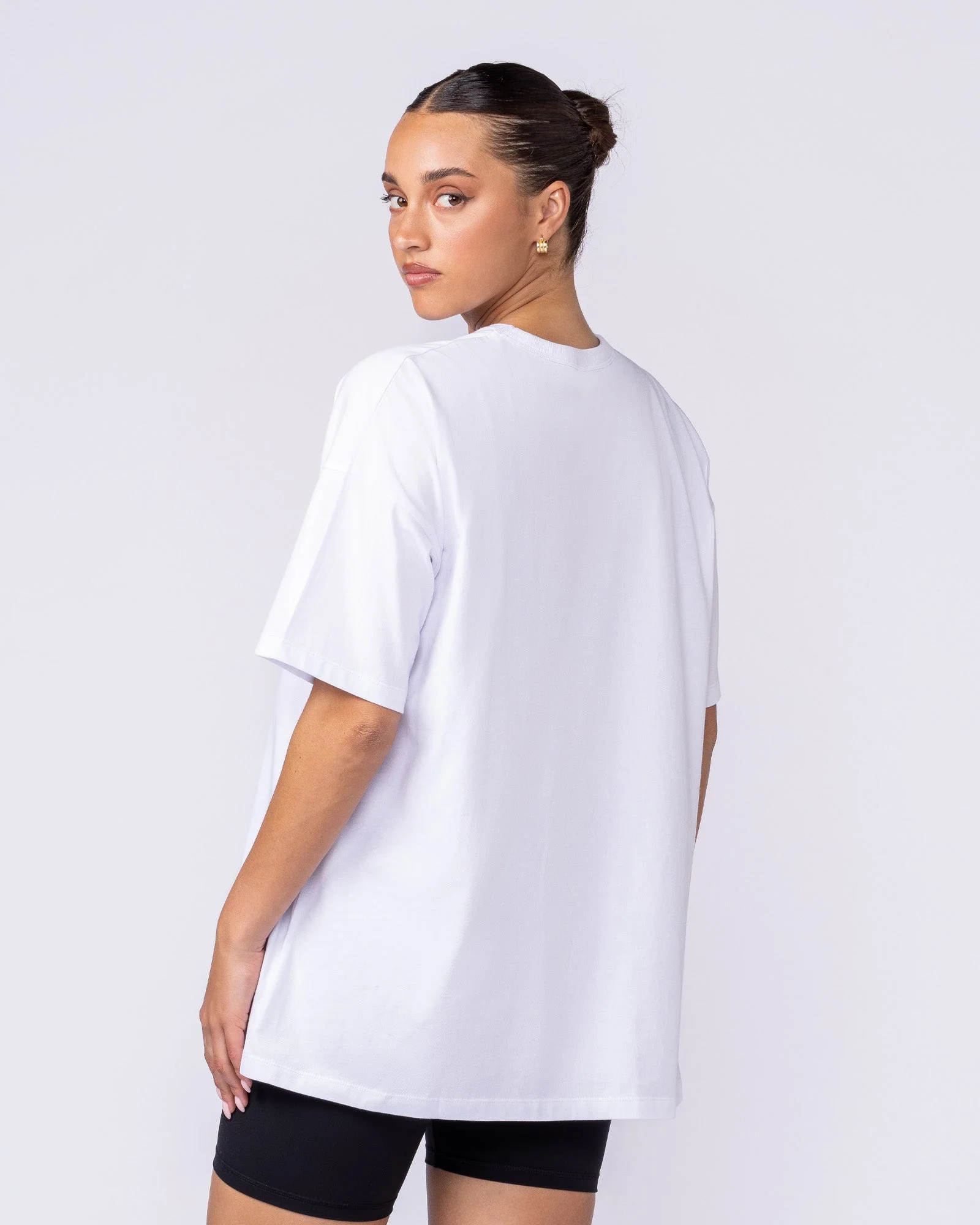 MN Saloon Oversized Tee - White - Image 2
