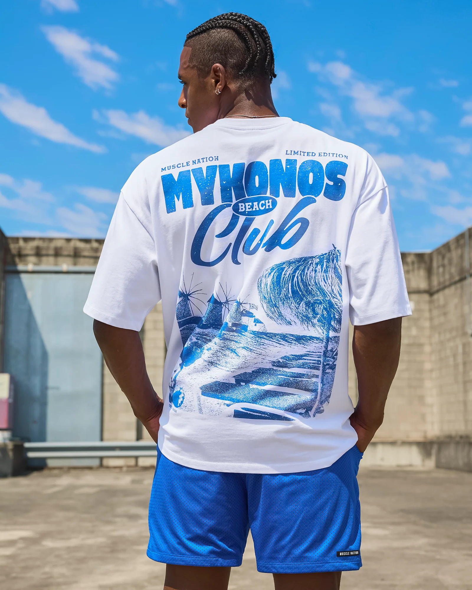 Mykonos Oversized Tee - White