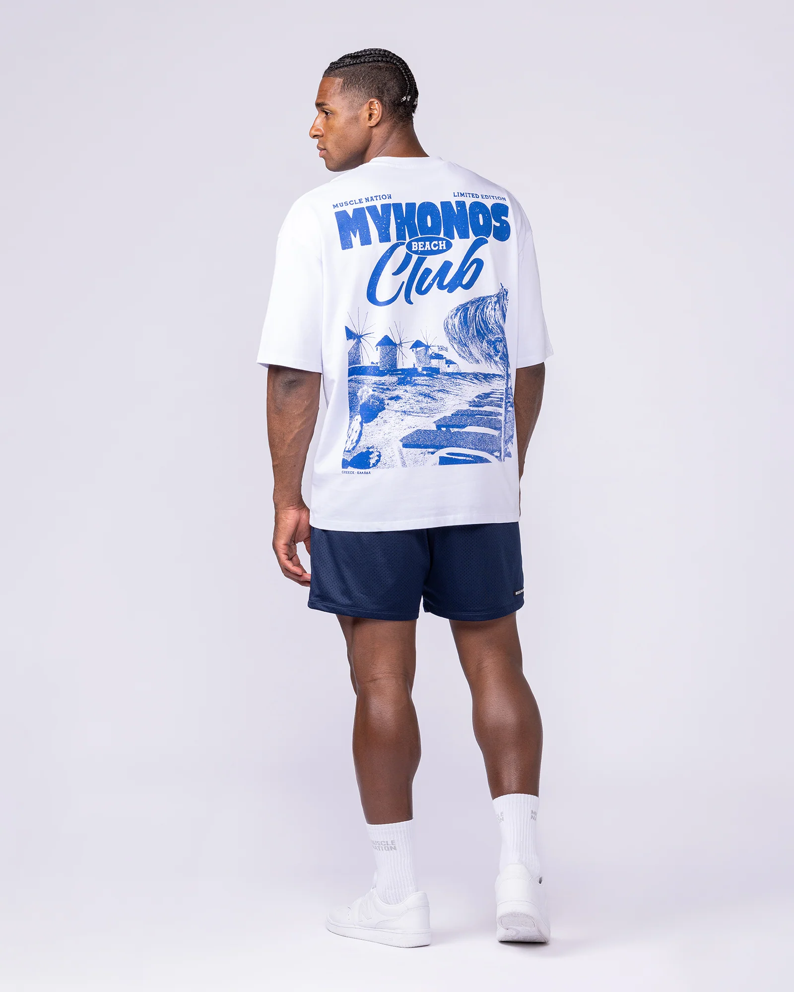 Mykonos Oversized Tee - White - Image 5