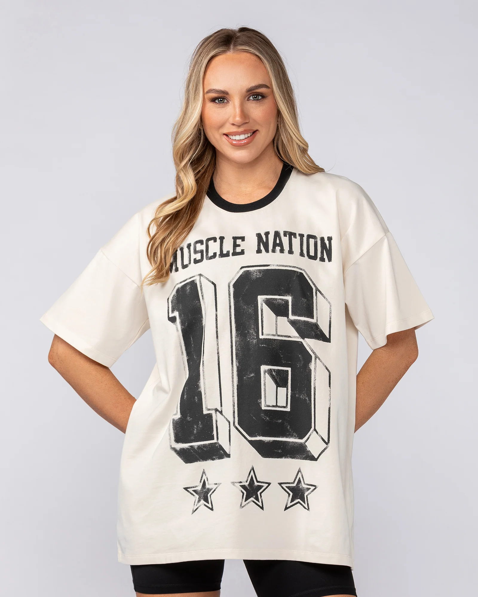 Numero Oversized Tee - Travertine - Image 2