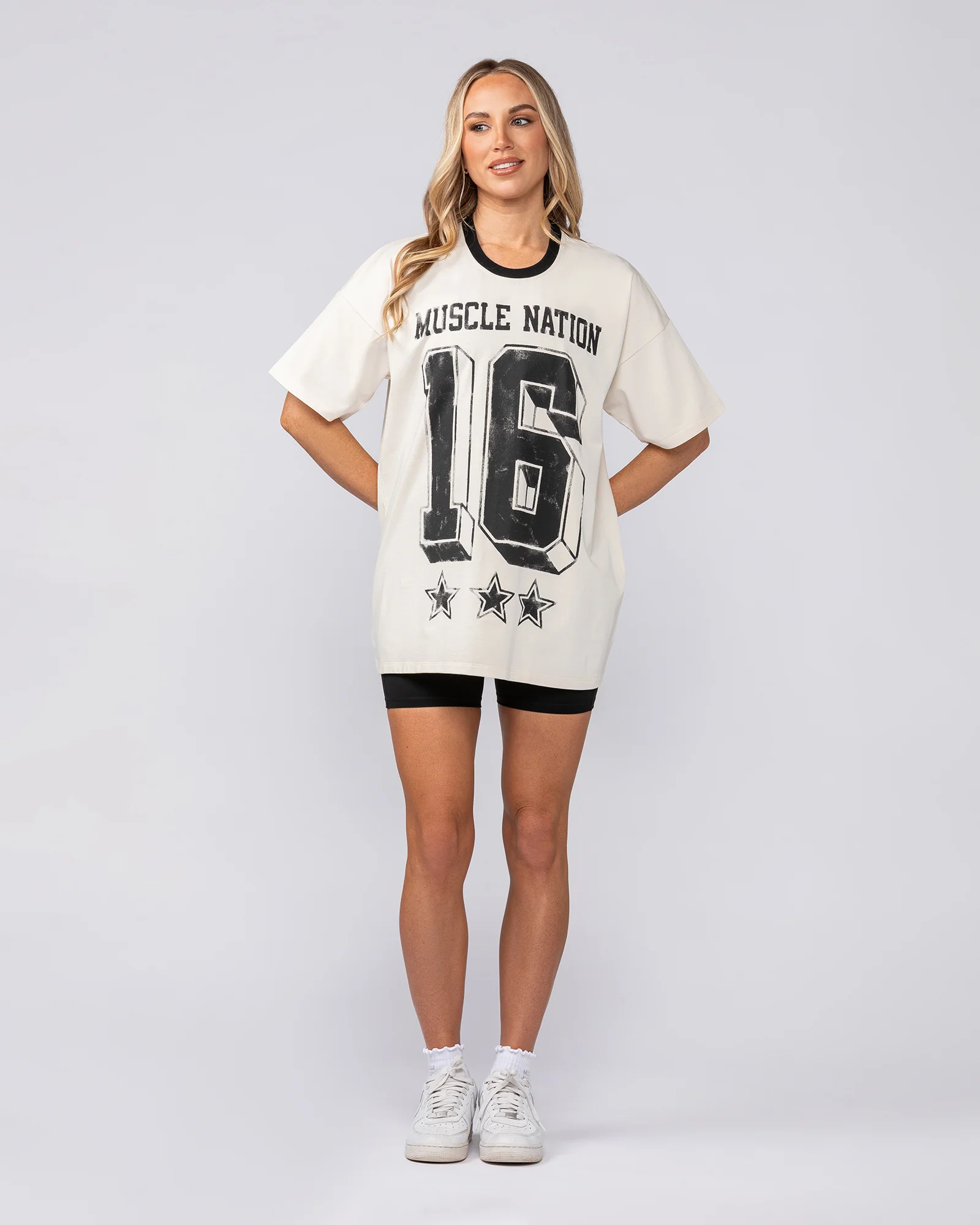 Numero Oversized Tee - Travertine - Image 6