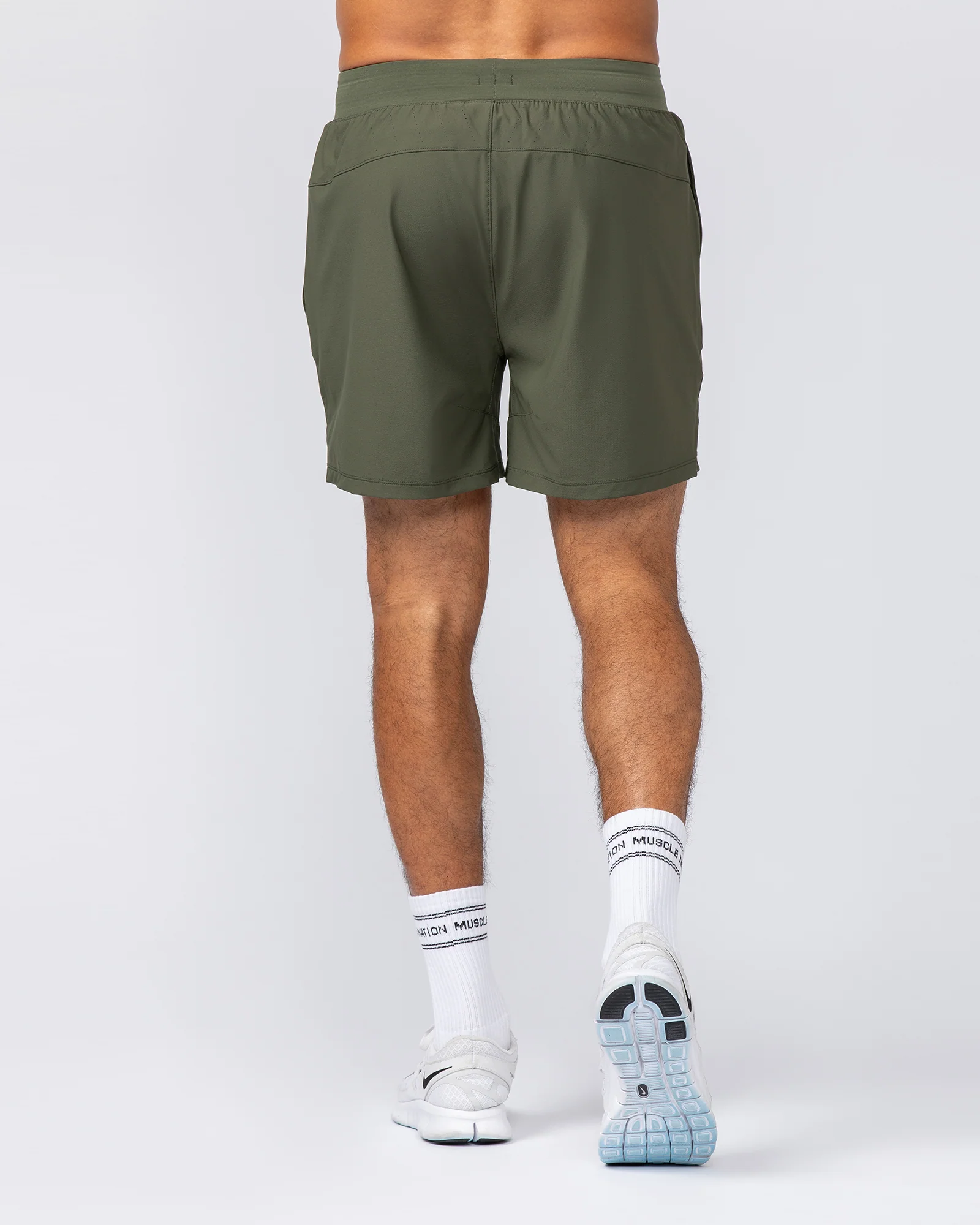 On Repeat Training 5" Shorts - Dark Khaki - Image 7