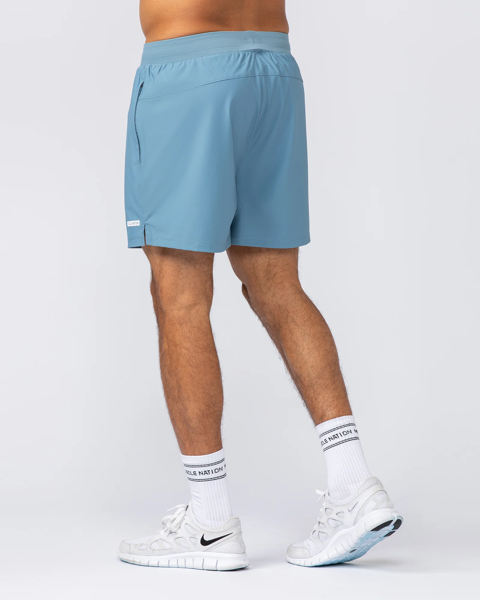 On Repeat Training 5" Shorts - Pale Thunder - Image 7