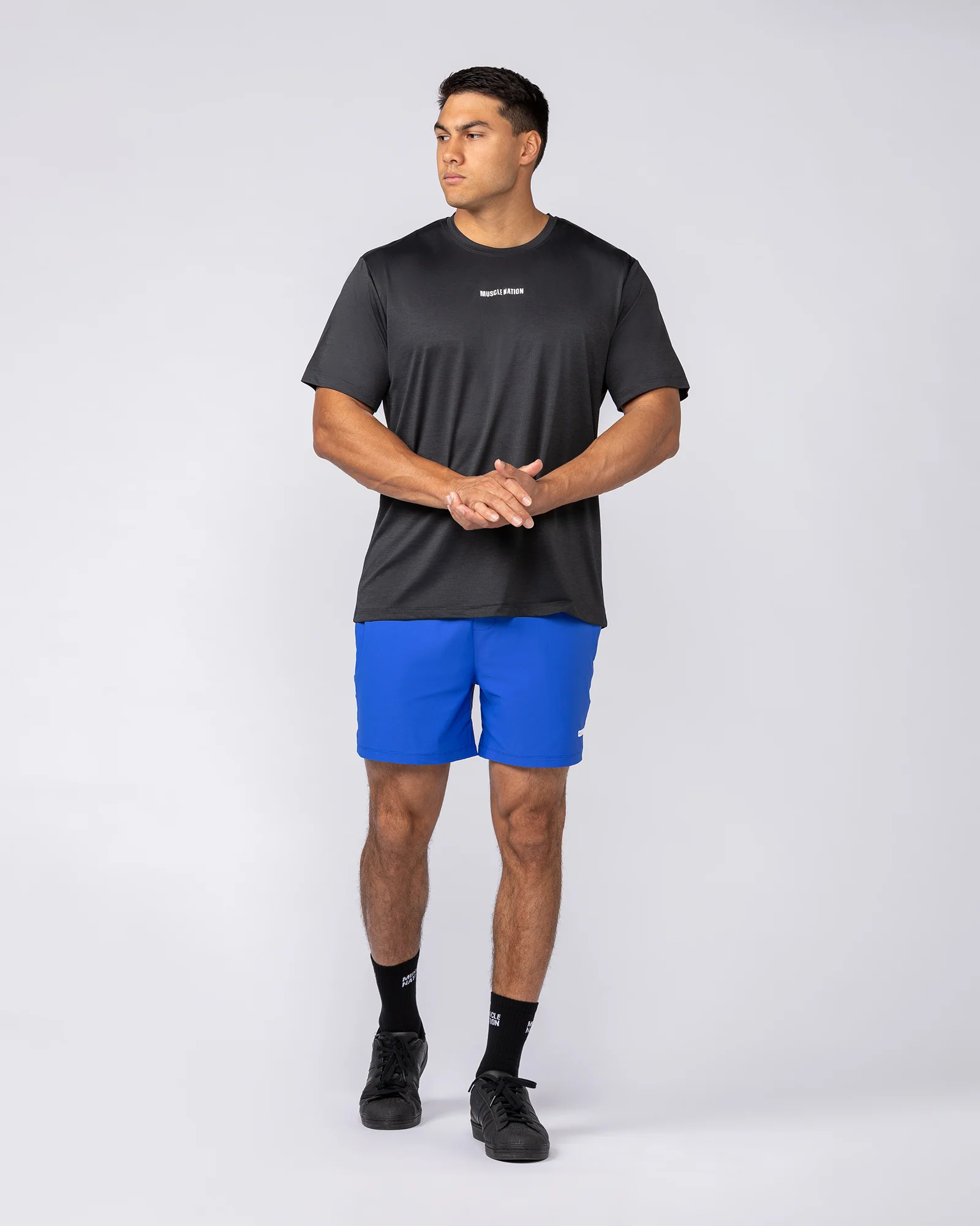 On Repeat Training 5" Shorts - Power Blue - Image 6