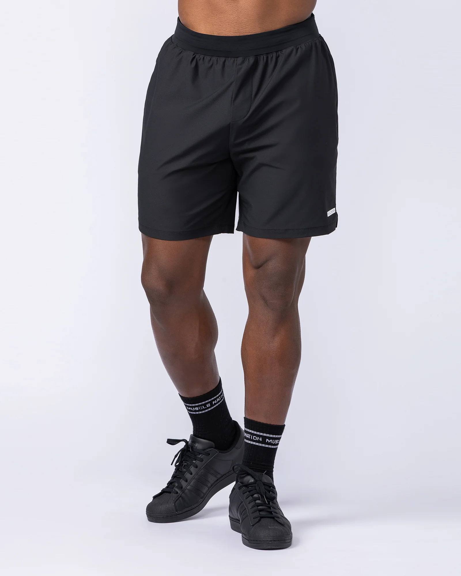On Repeat Training 7" Shorts - Black - Image 3
