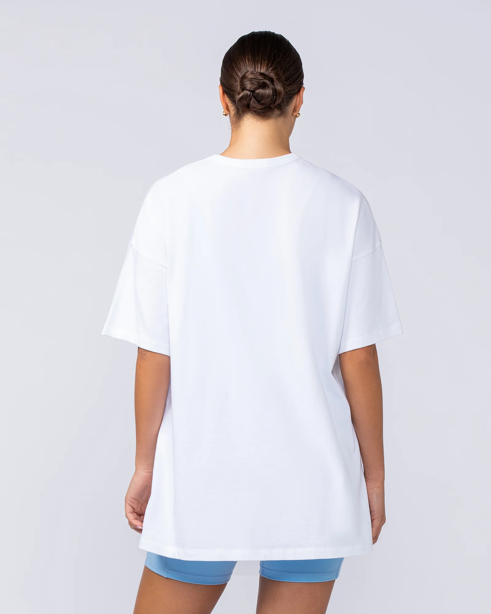 P Power Oversized Tee - White - Image 5