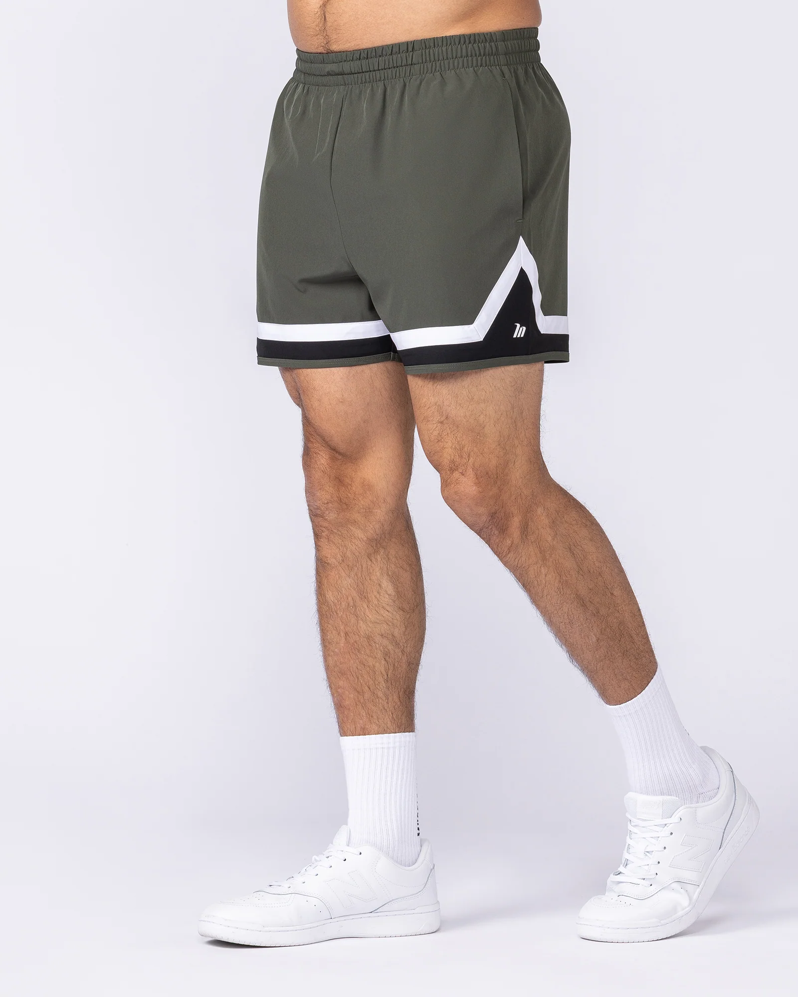 Player 4" Active Shorts - Dark Khaki - Image 4