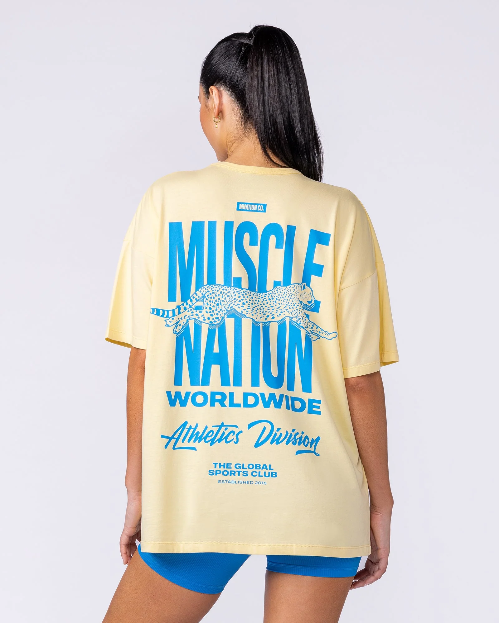 Pounce Oversized Tee - Panna Cotta - Image 4