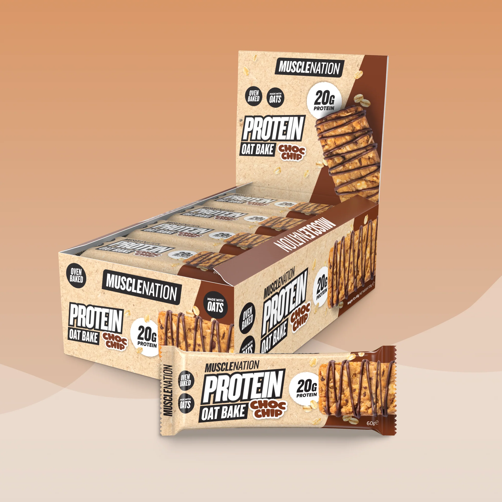 PROTEIN Oat Bake - Choc Chip - Box of 12