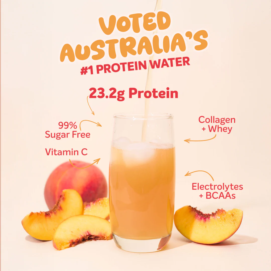 PROTEIN WATER - Peach Iced Tea - 25 serves - Image 2