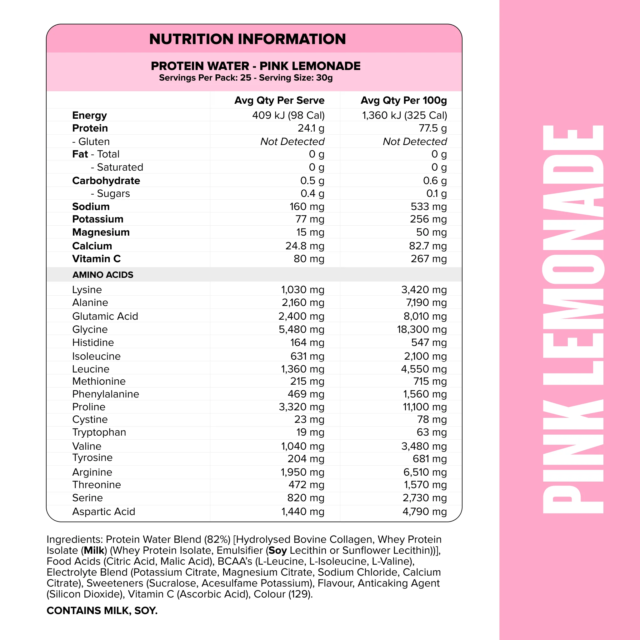 PROTEIN WATER - Creaming Soda - 25 serves - Image 3