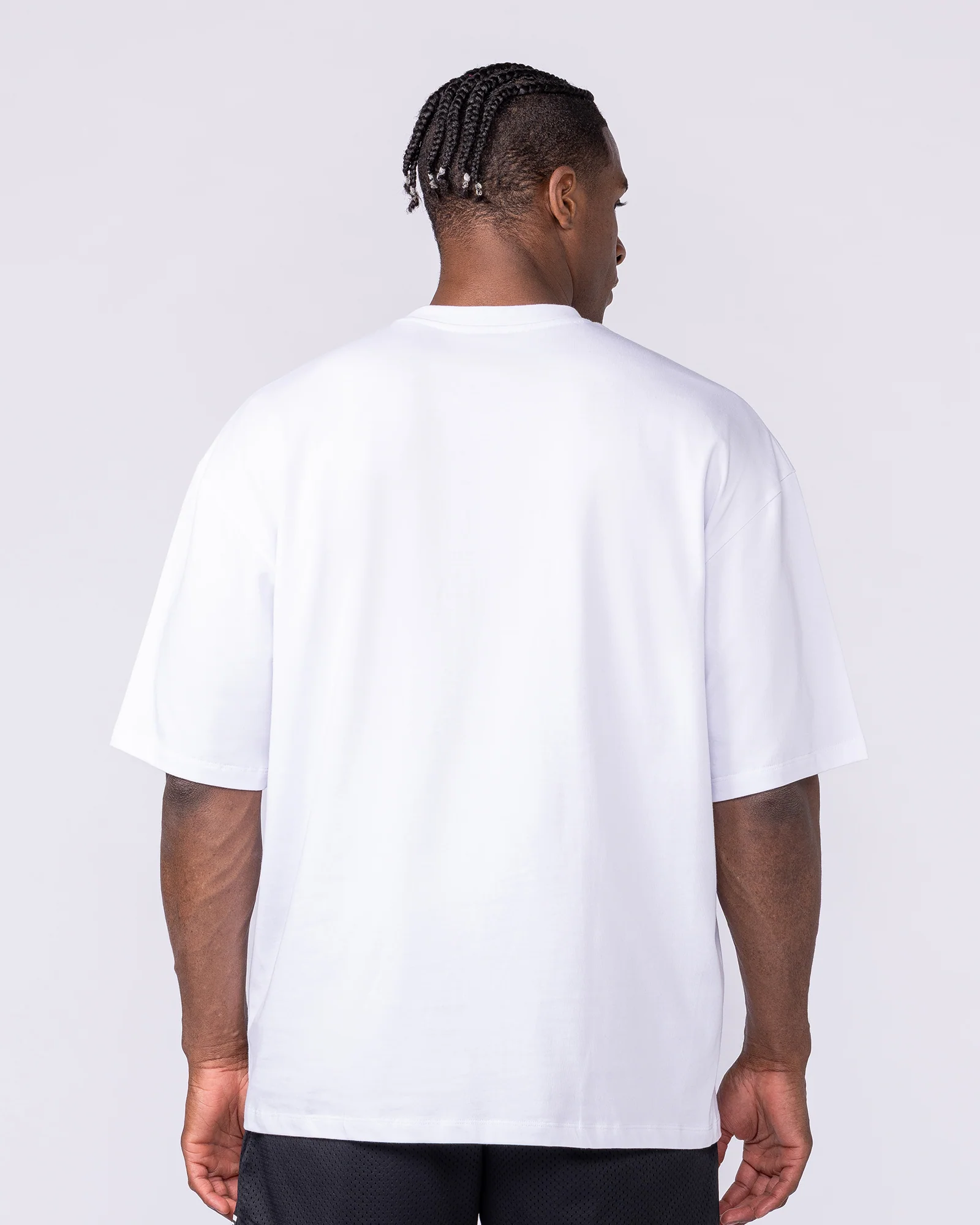 Push The Limits Oversized Tee - White - Image 5