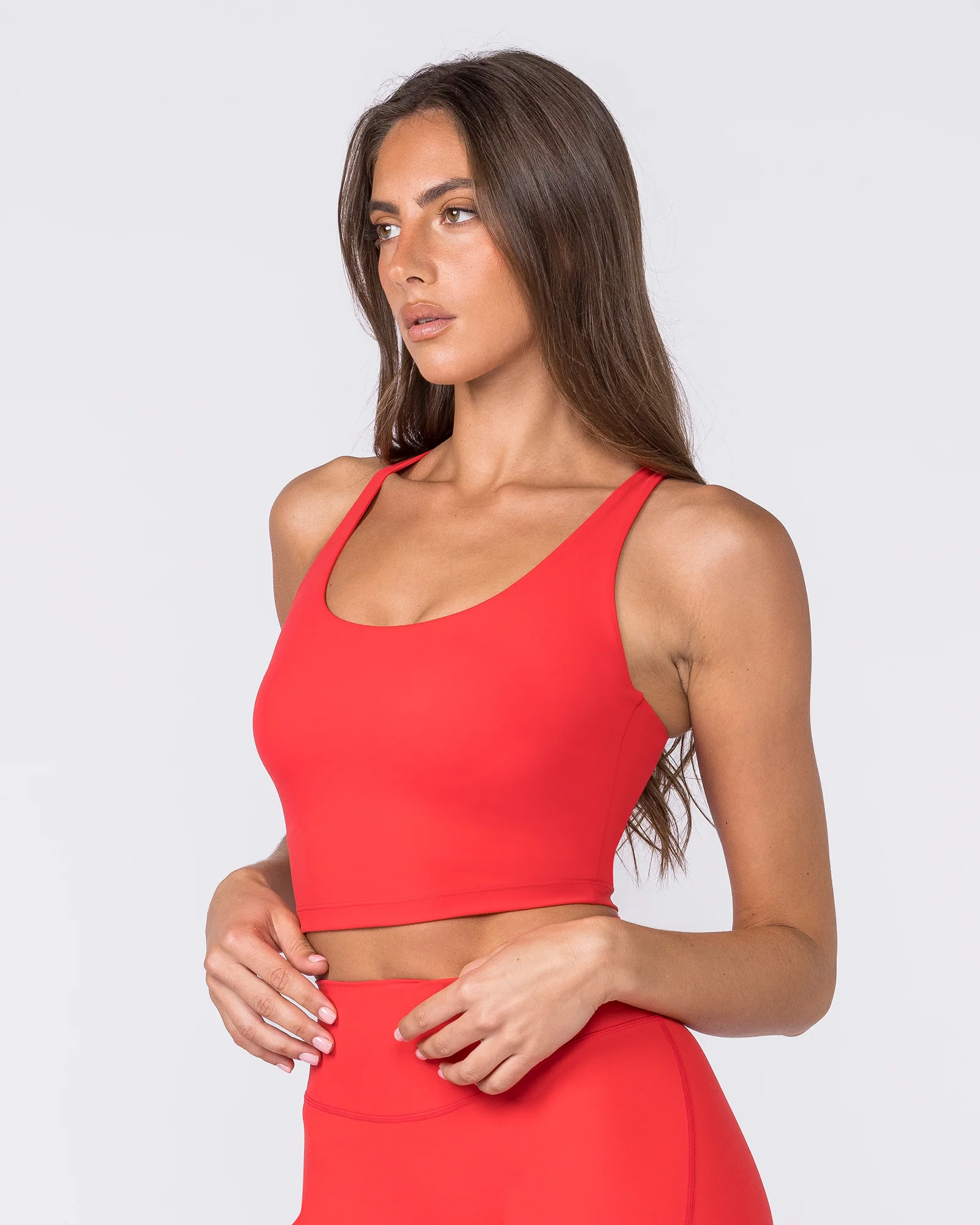 Racer Bra Tank - Salsa - Image 4