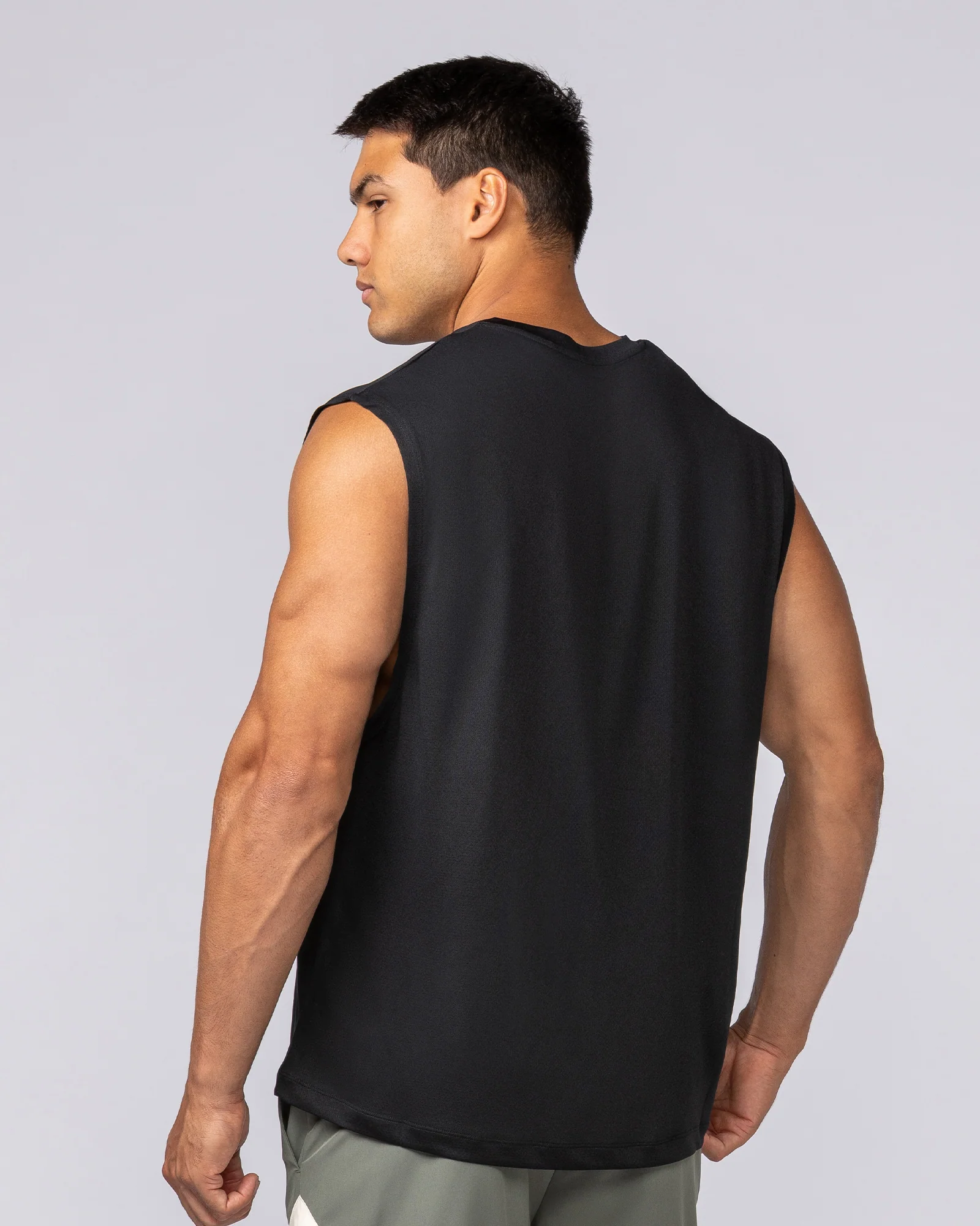 Relaxed Active Tank - Black - Image 3