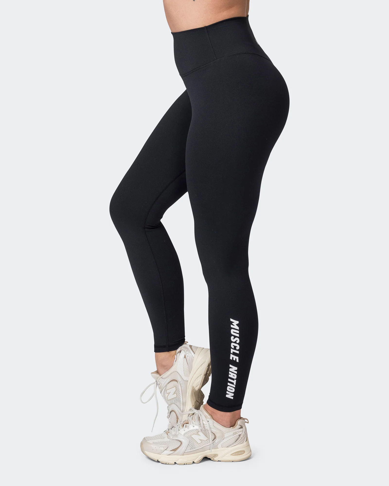 Replay Signature Ankle Length Leggings - Black - Image 4