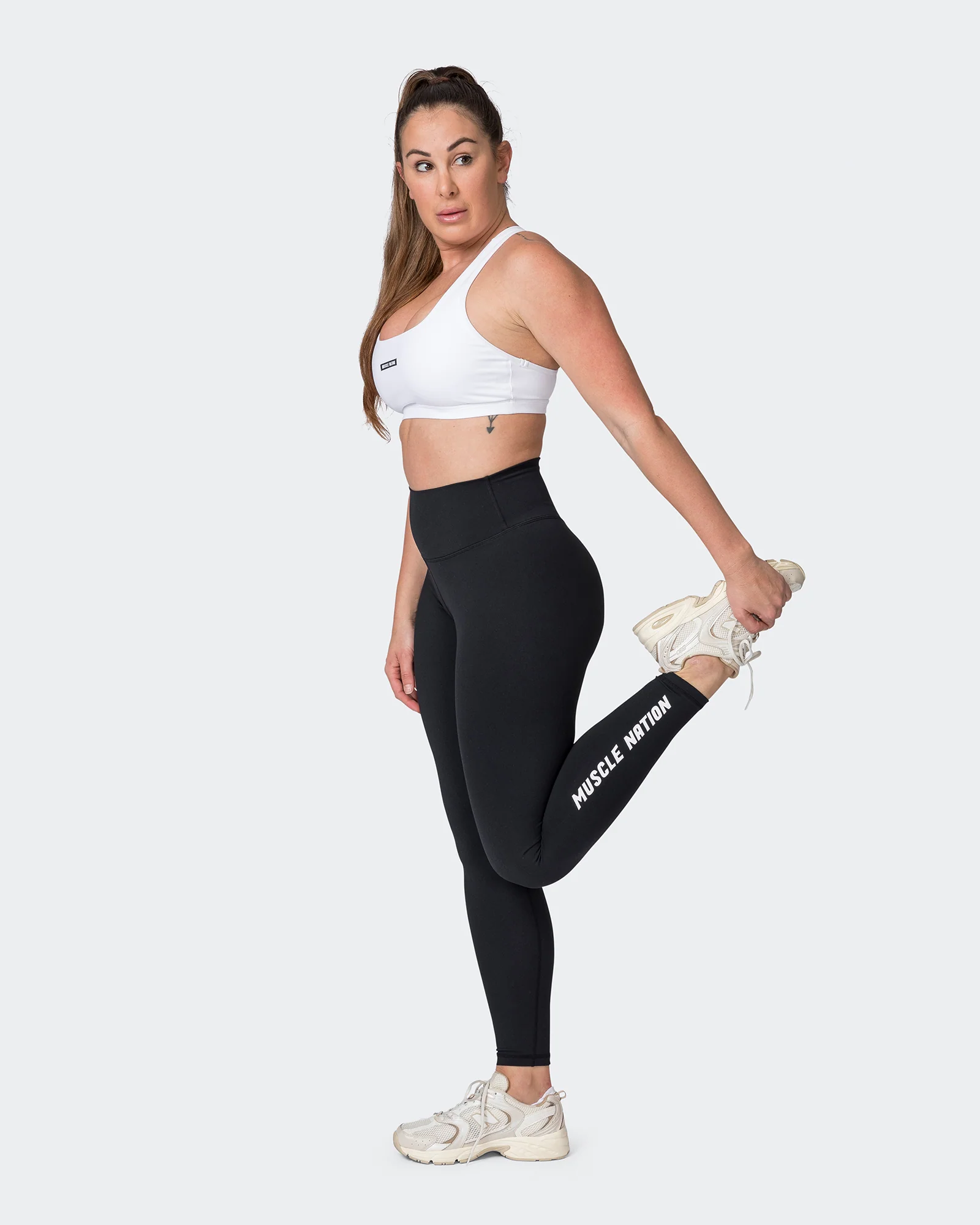 Replay Signature Ankle Length Leggings - Black - Image 7