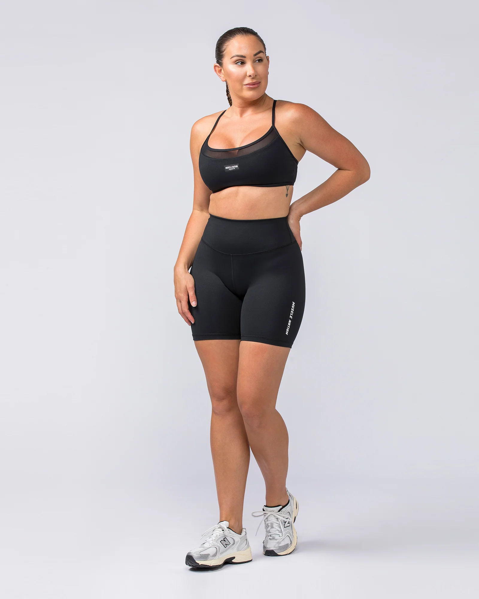 Replay Signature Bike Shorts - Black - Image 6