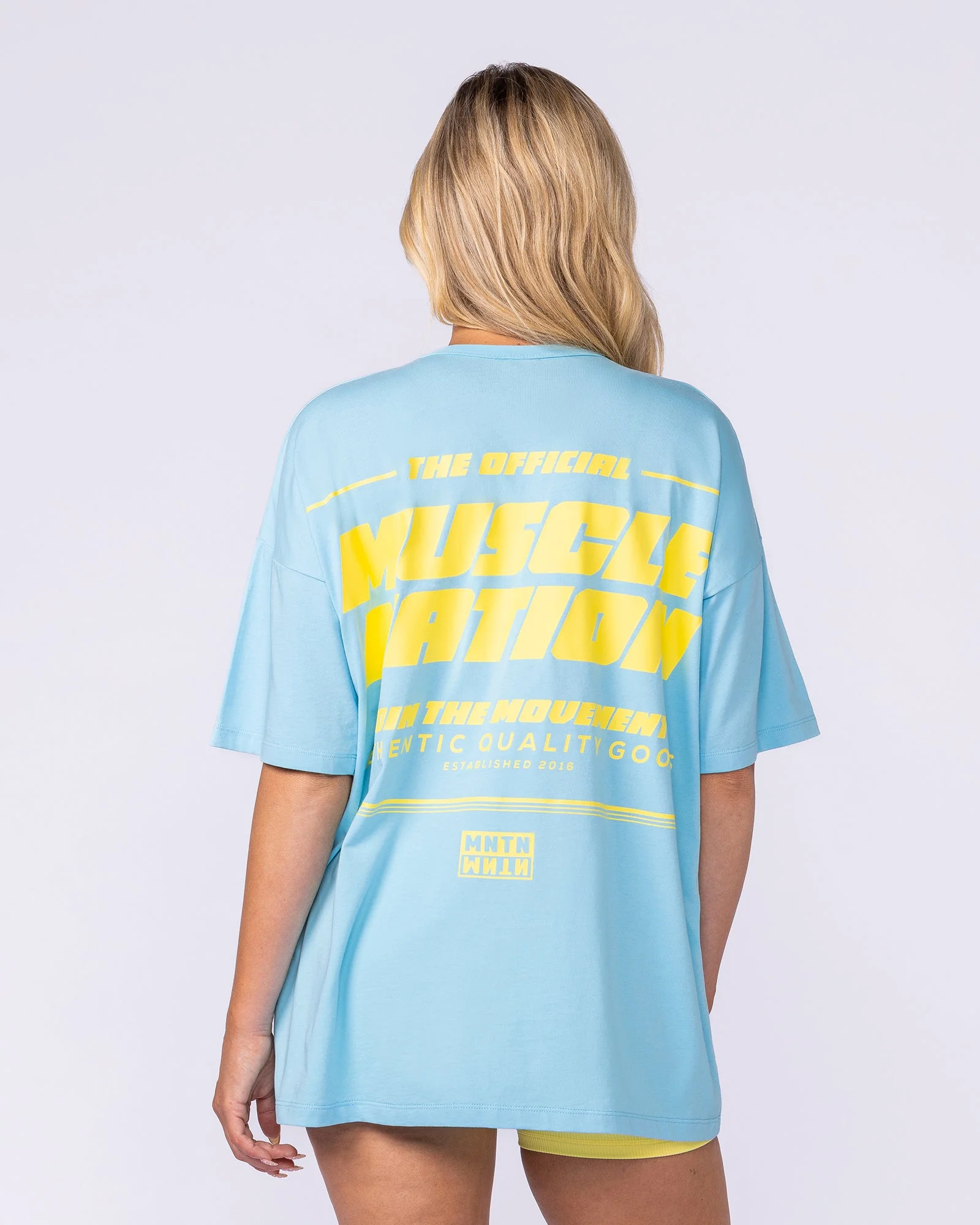 Reset Oversized Tee - Lagoon - Image 5