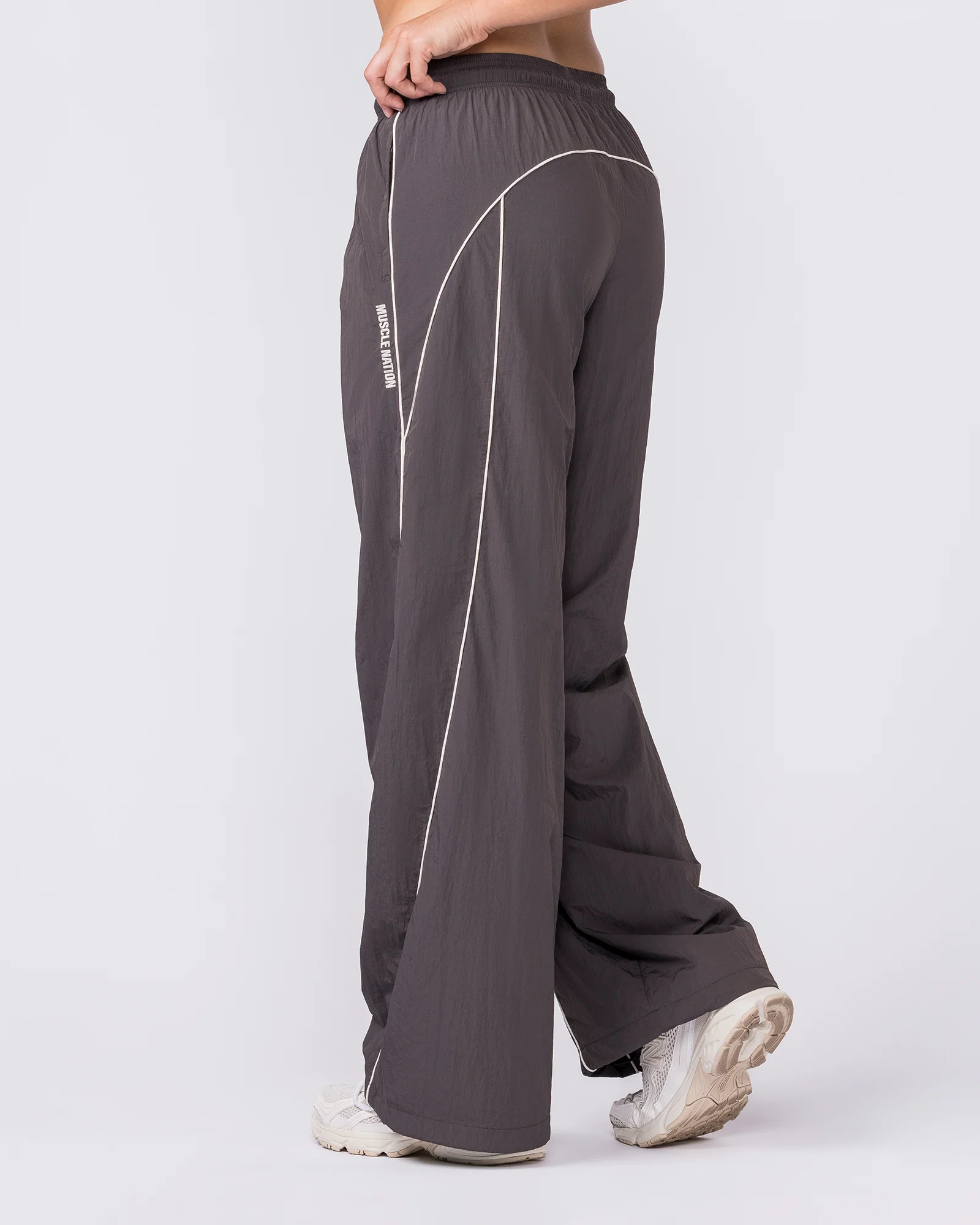 Revival Straight Leg Track Pants - Slate - Image 2