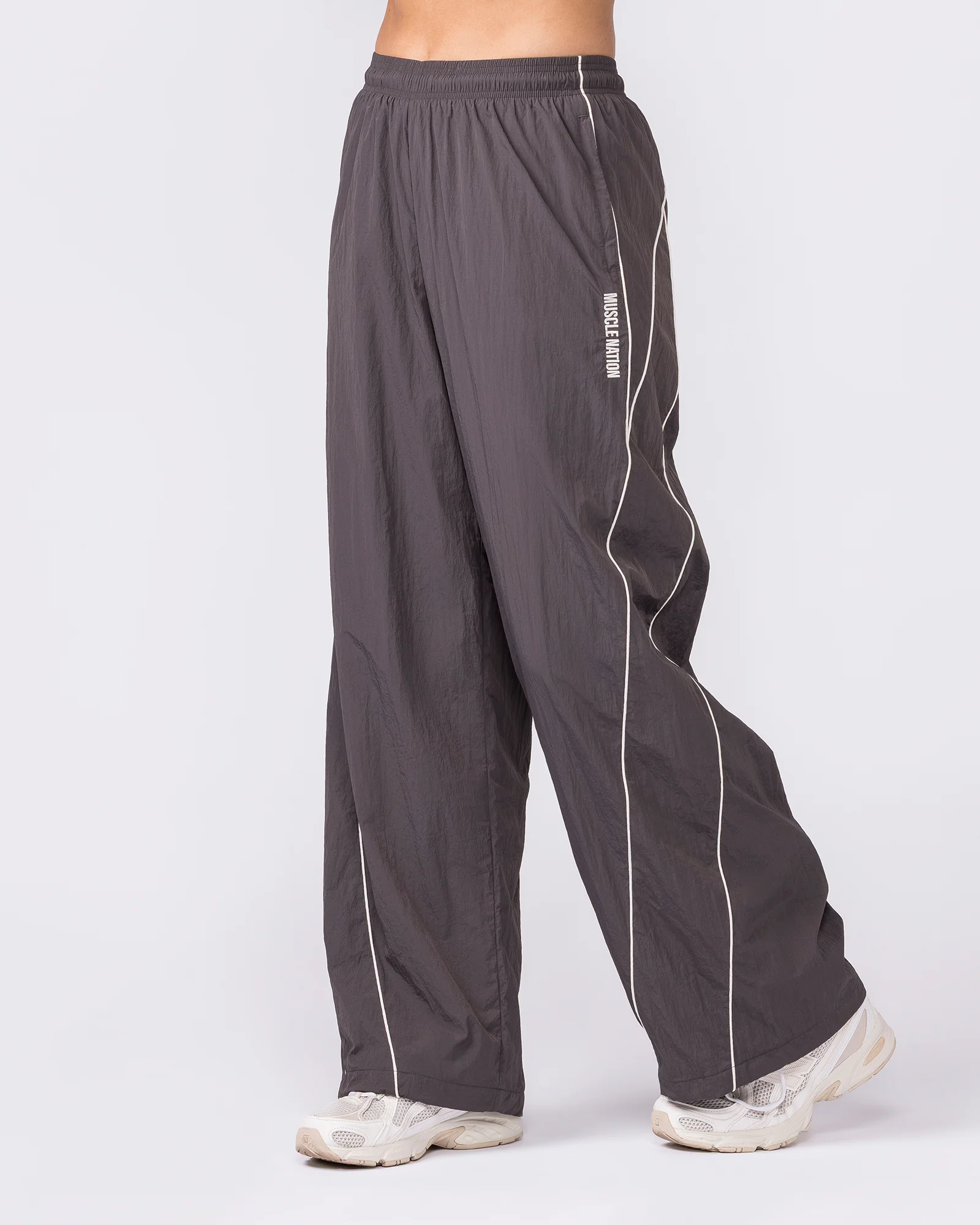 Revival Straight Leg Track Pants - Slate - Image 3