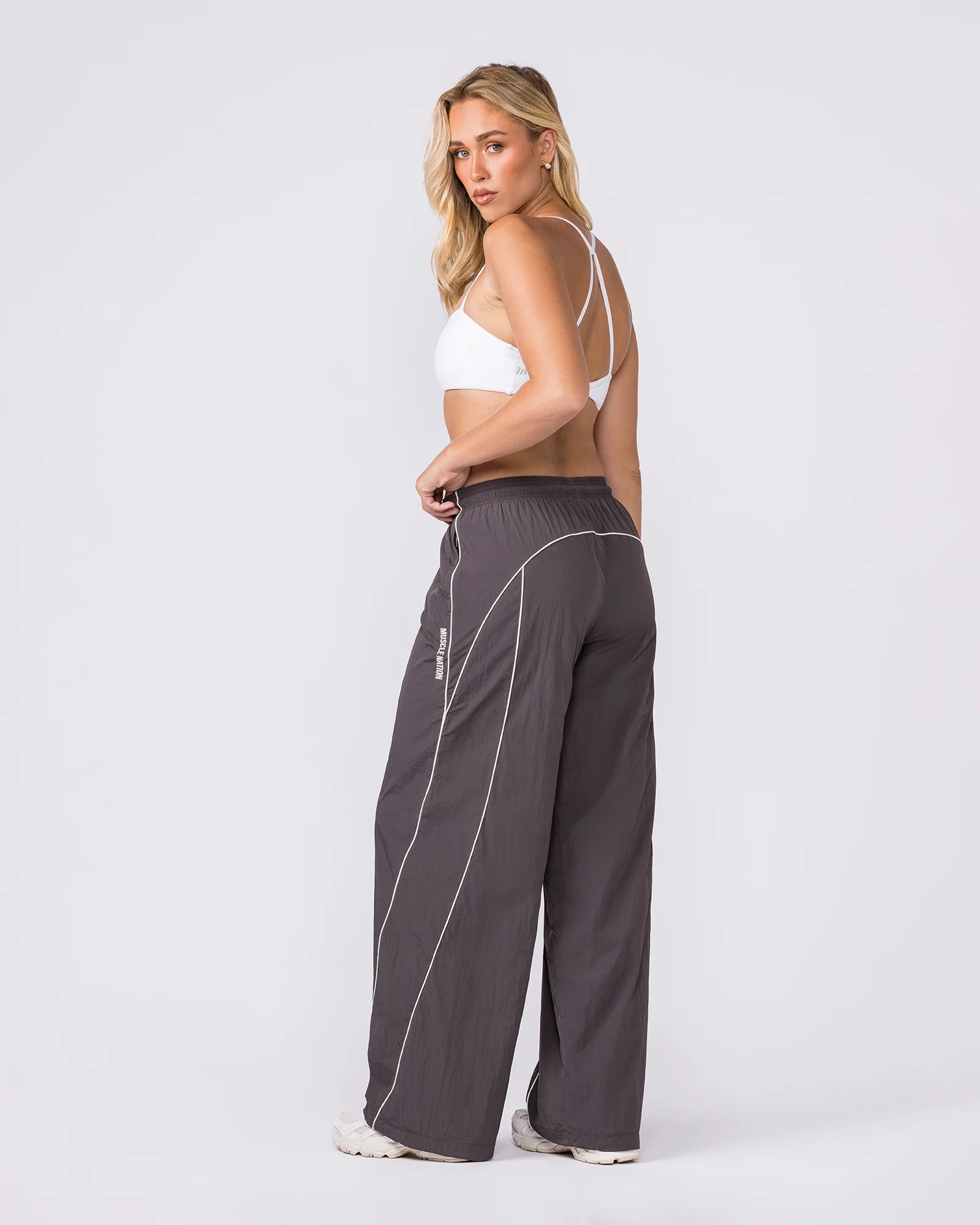 Revival Straight Leg Track Pants - Slate - Image 7