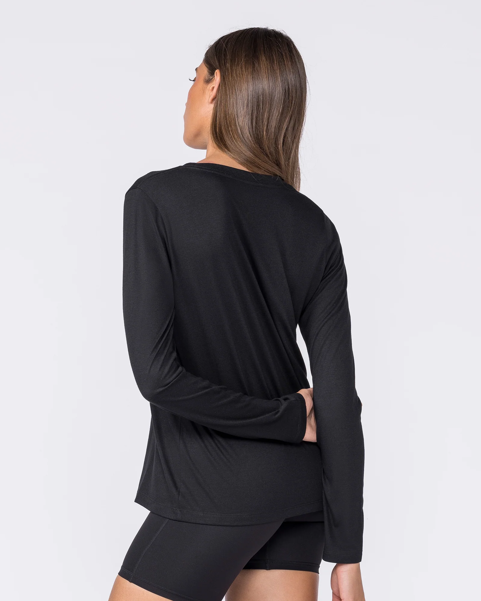 Routine Long Sleeve Top - Black - Image 4