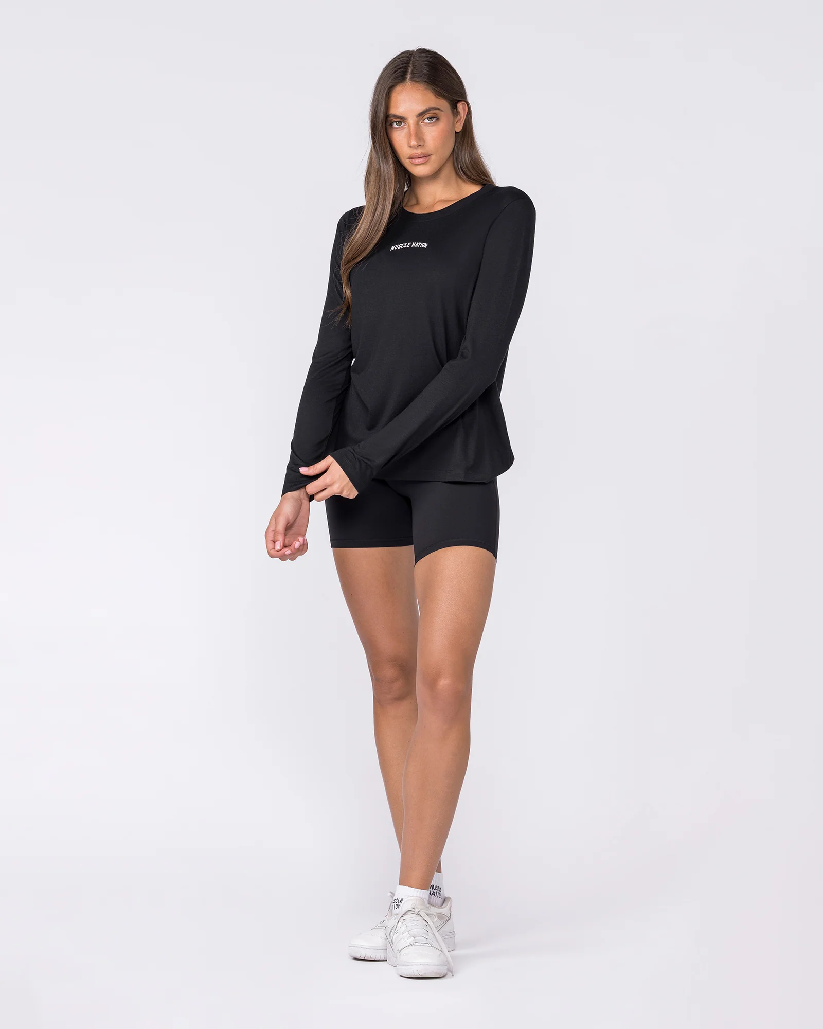 Routine Long Sleeve Top - Black - Image 5