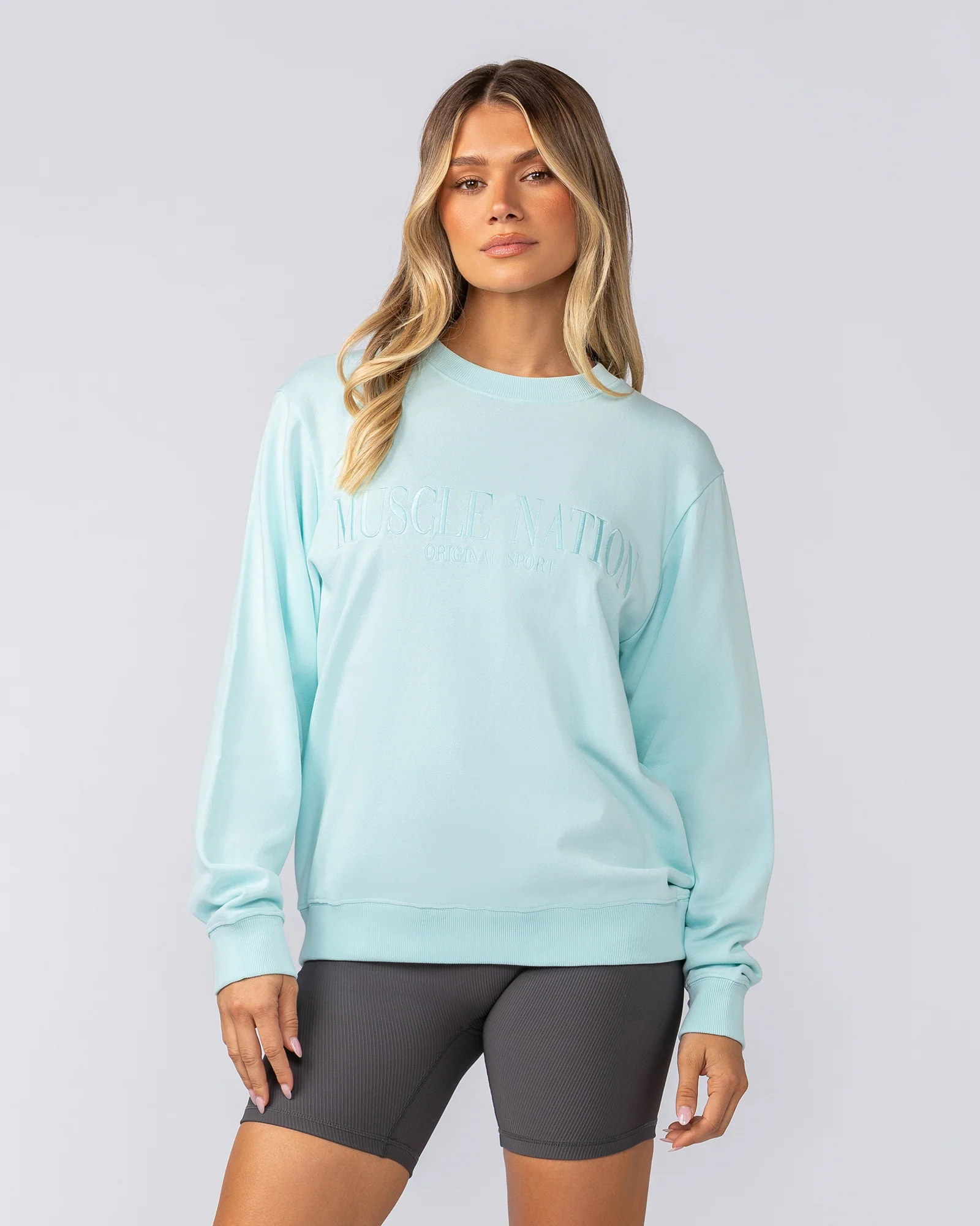 Scholar Relaxed Pullover - Salt Water - Image 2