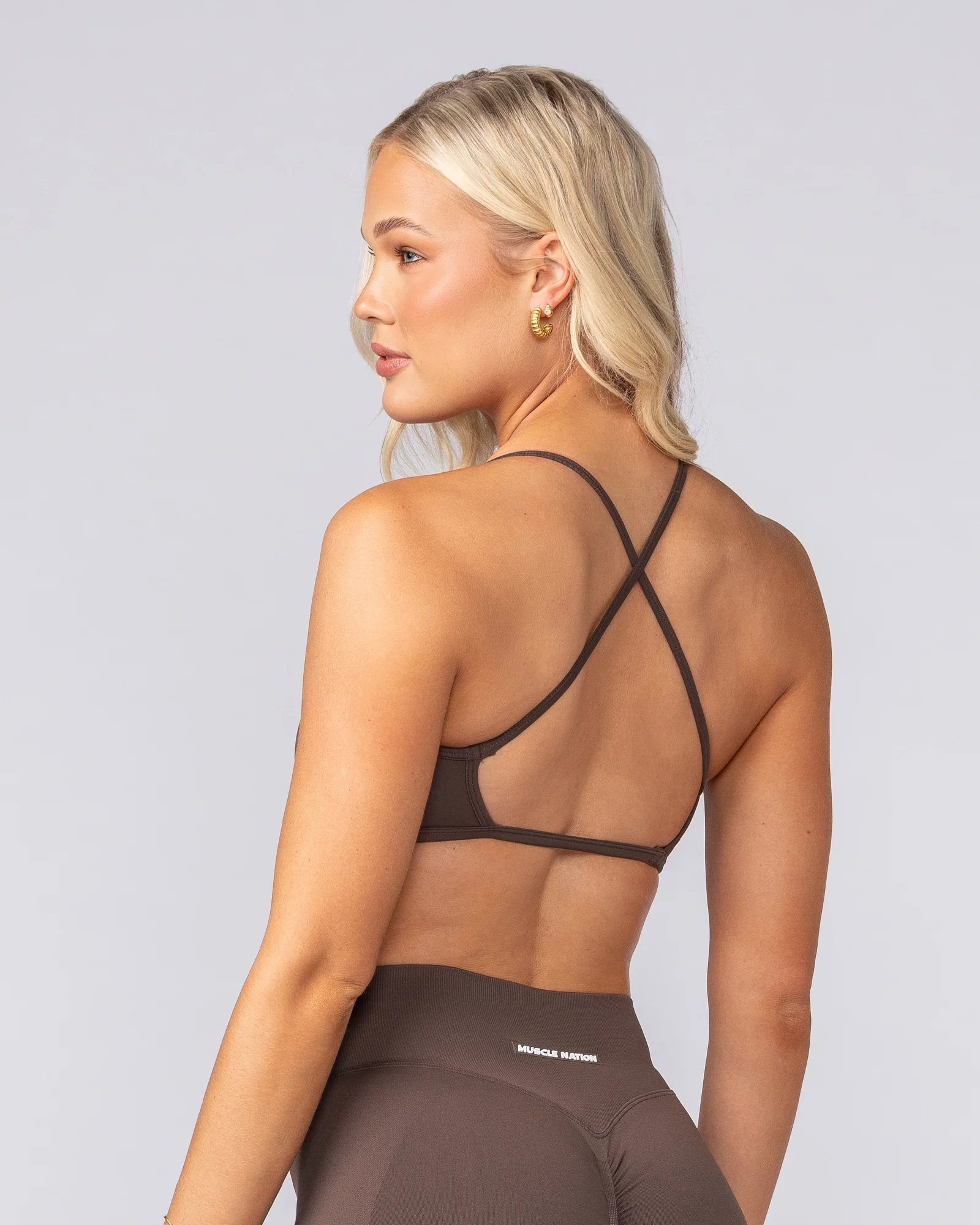 Sculpt Seamless Bralette - Cola - Image 2