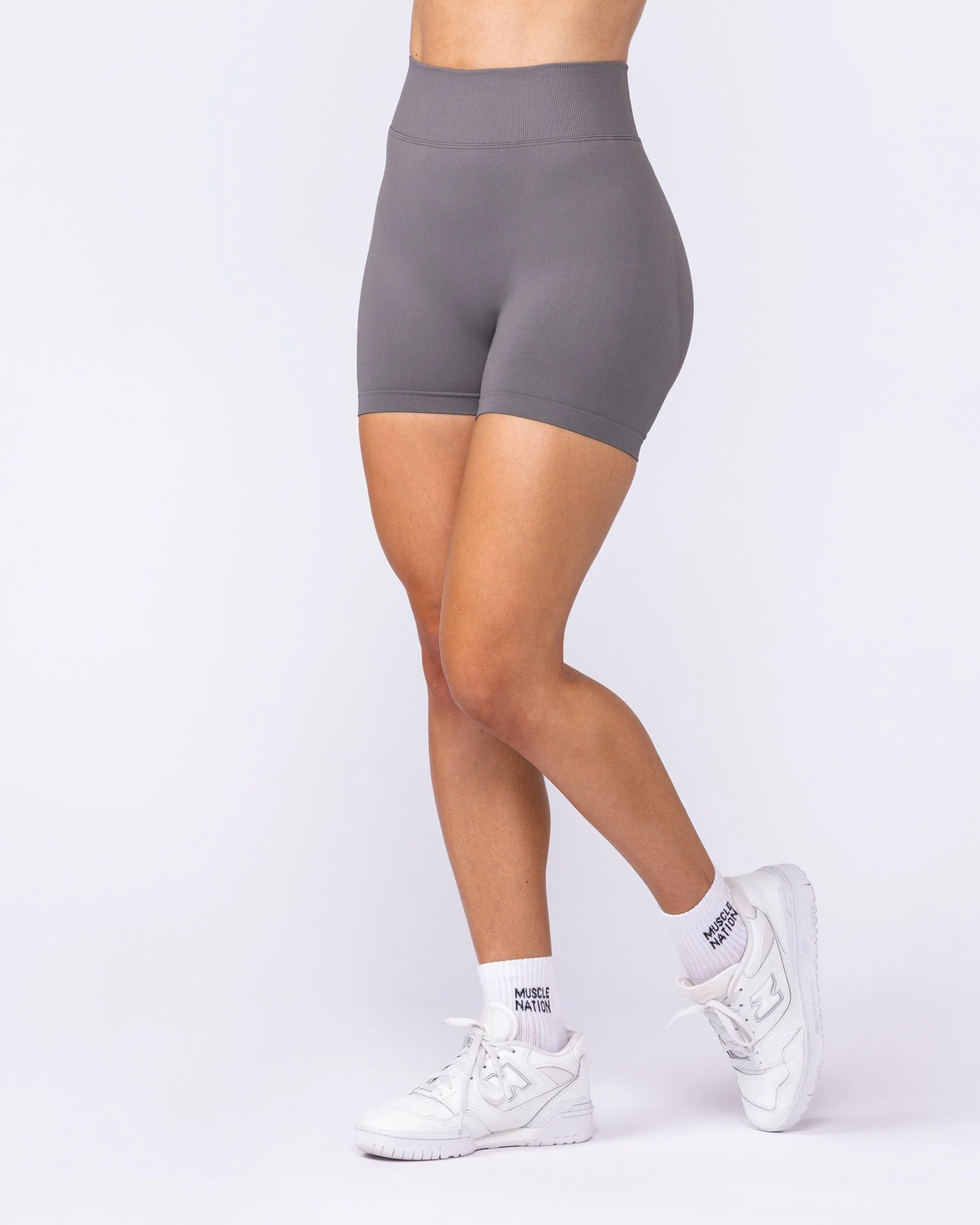 Sculpt Seamless Midway Shorts - Vapour - Image 2