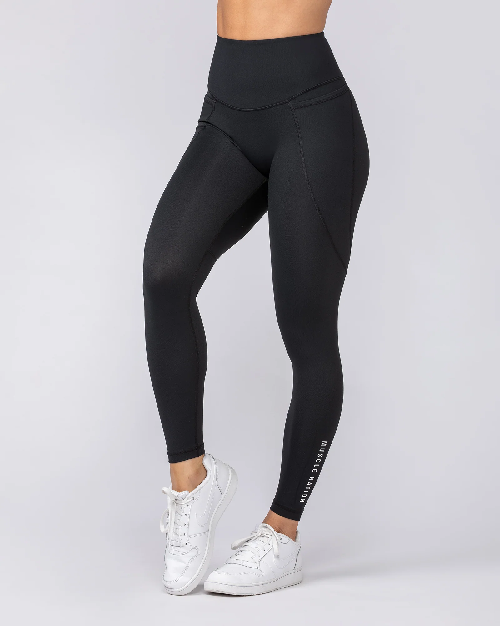 Signature Boost Pocket Ankle Length Leggings - Black - Image 3