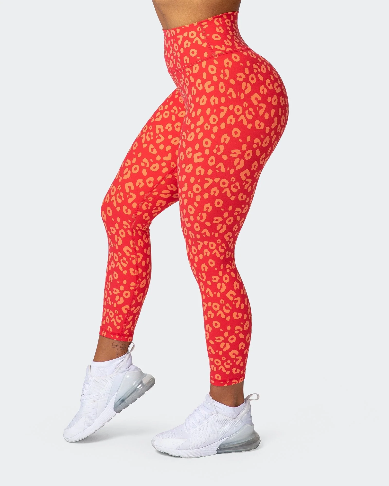Signature Scrunch 7/8 Leggings - Vibrant Cheetah Print - Image 4