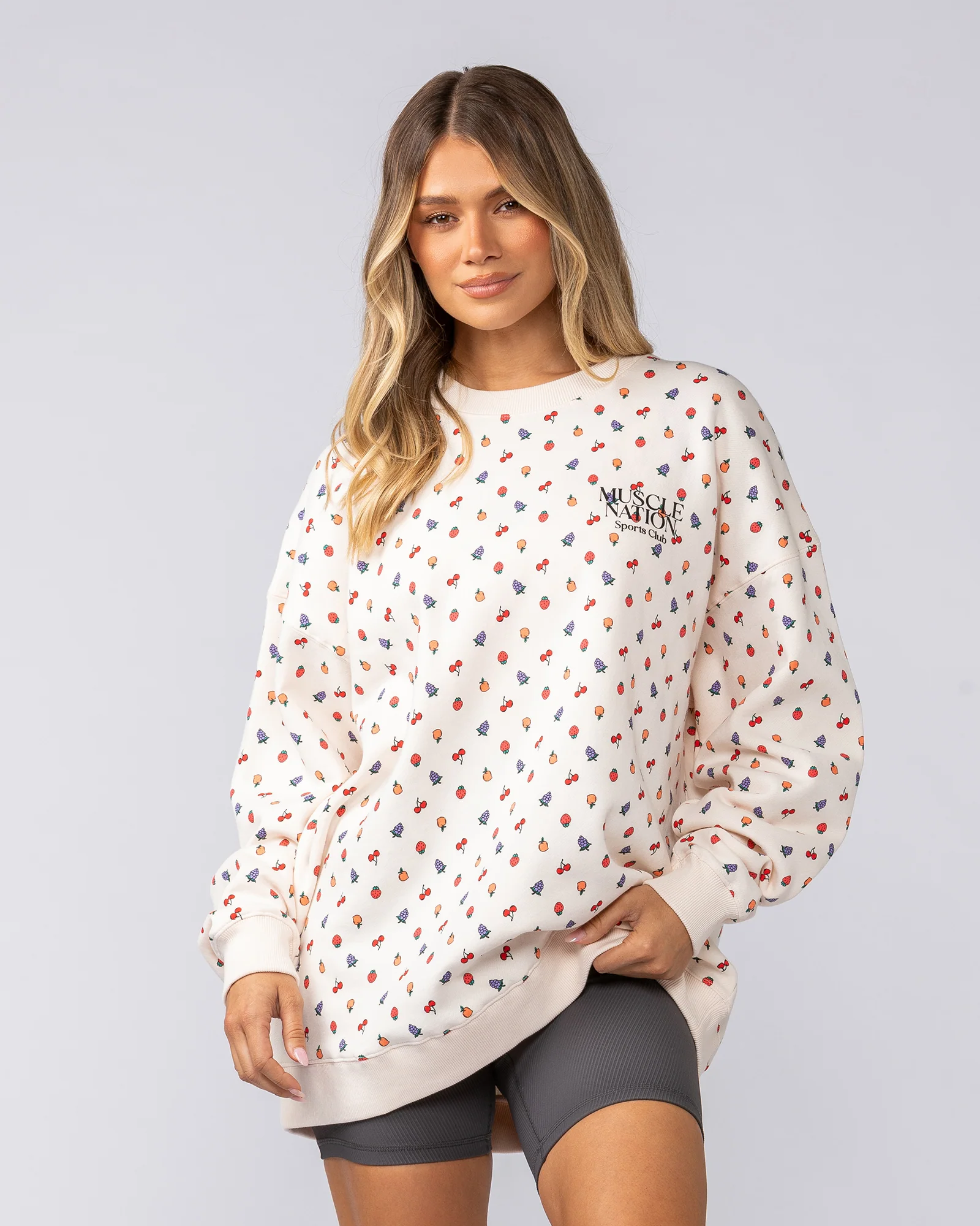 Smoothie Oversized Pullover - Smoothie Print - Image 2