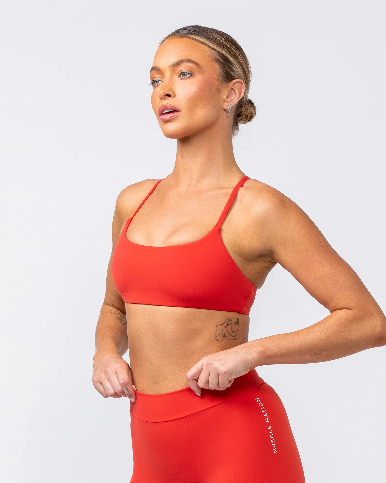 Socialite Bralette - Crimson - Image 4