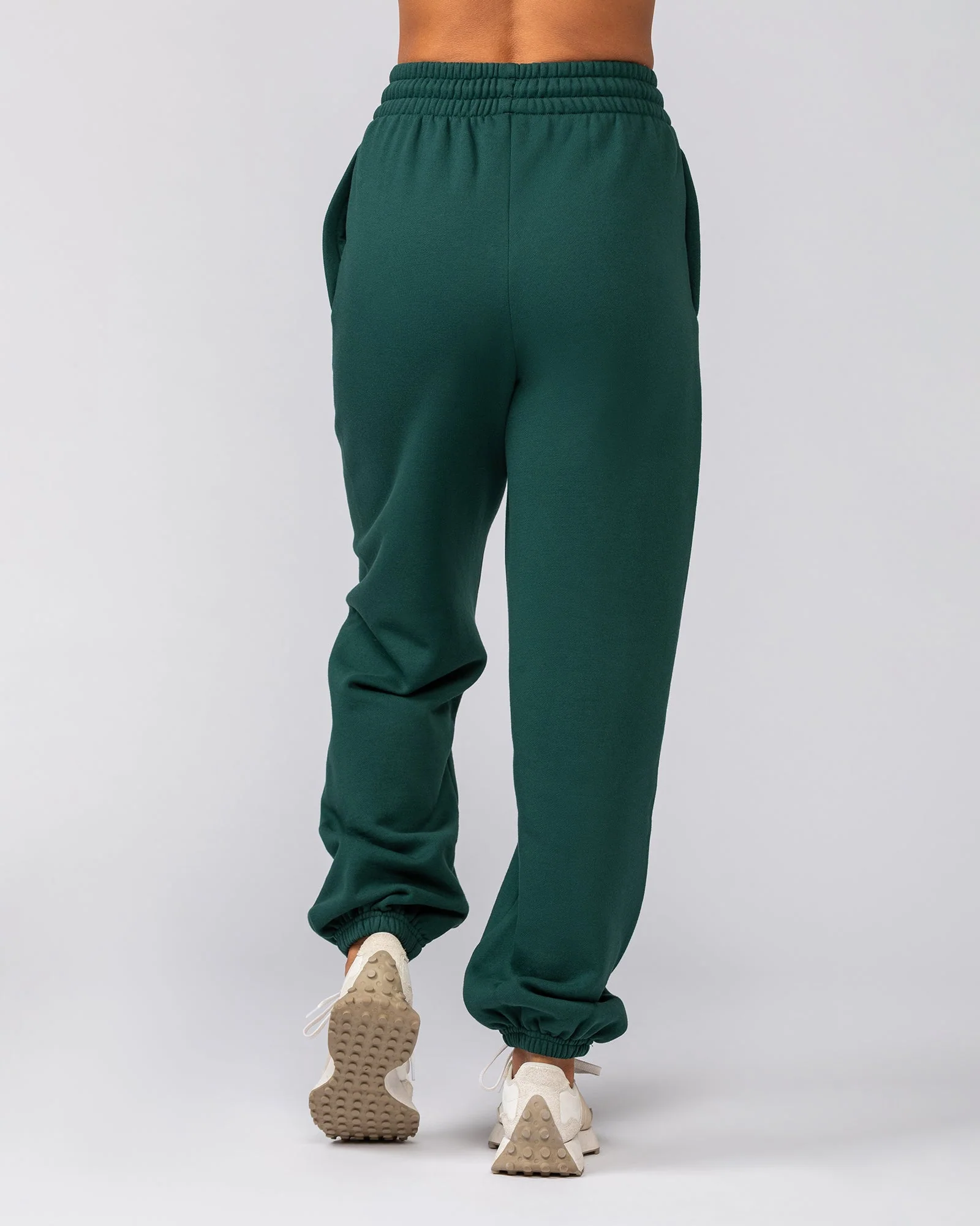 Sports Mode Slouchy Trackies - Evergreen - Image 4